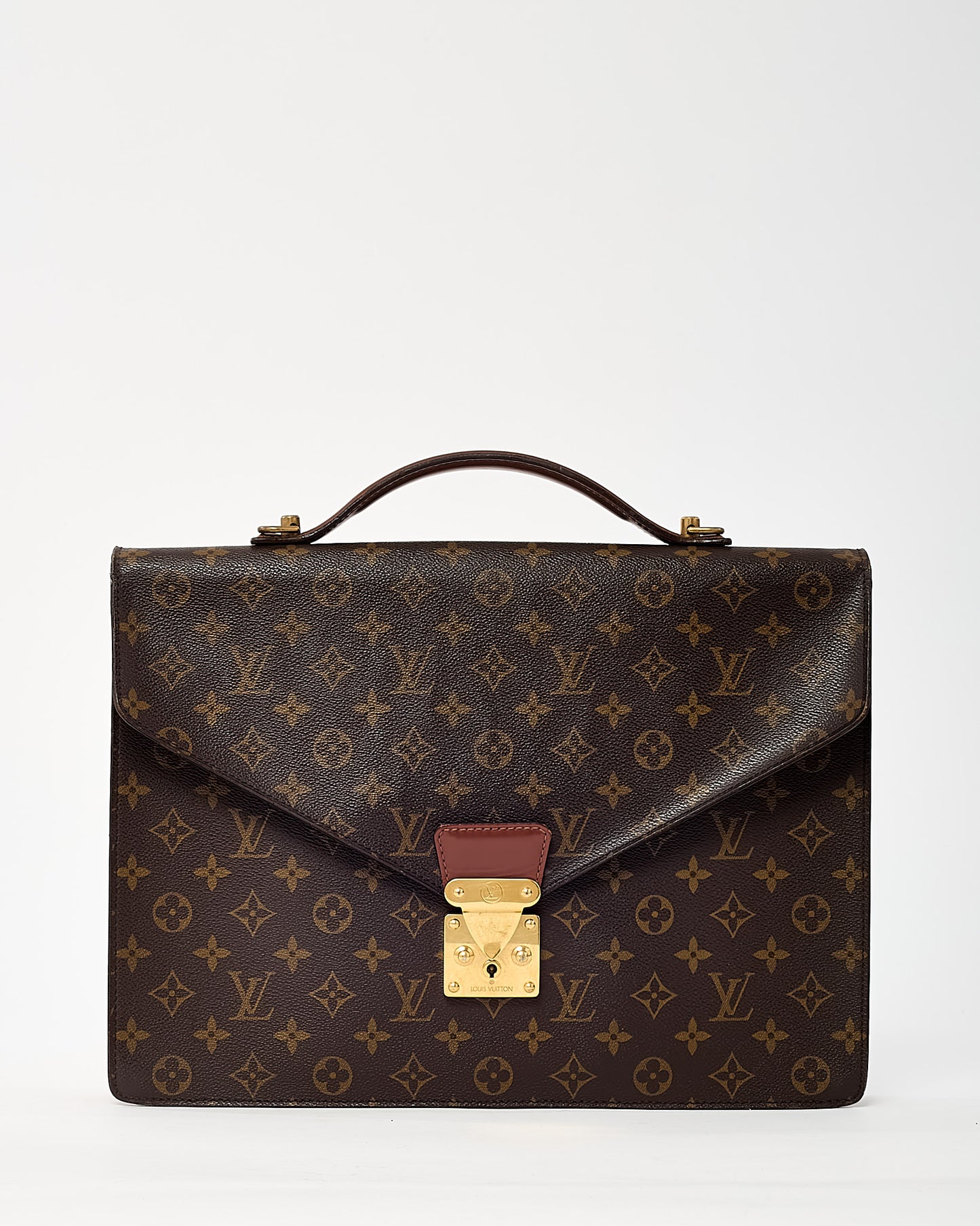 Louis Vuitton Monogram Coated Canvas Monceau Briefcase