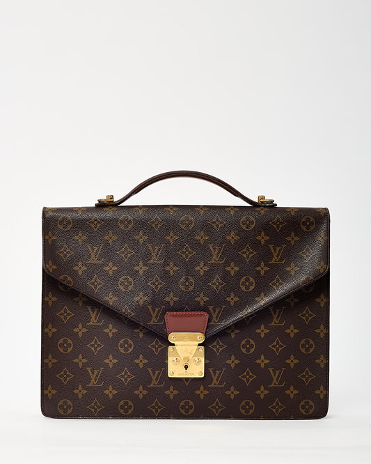 Louis Vuitton Monogram Coated Canvas Monceau Briefcase
