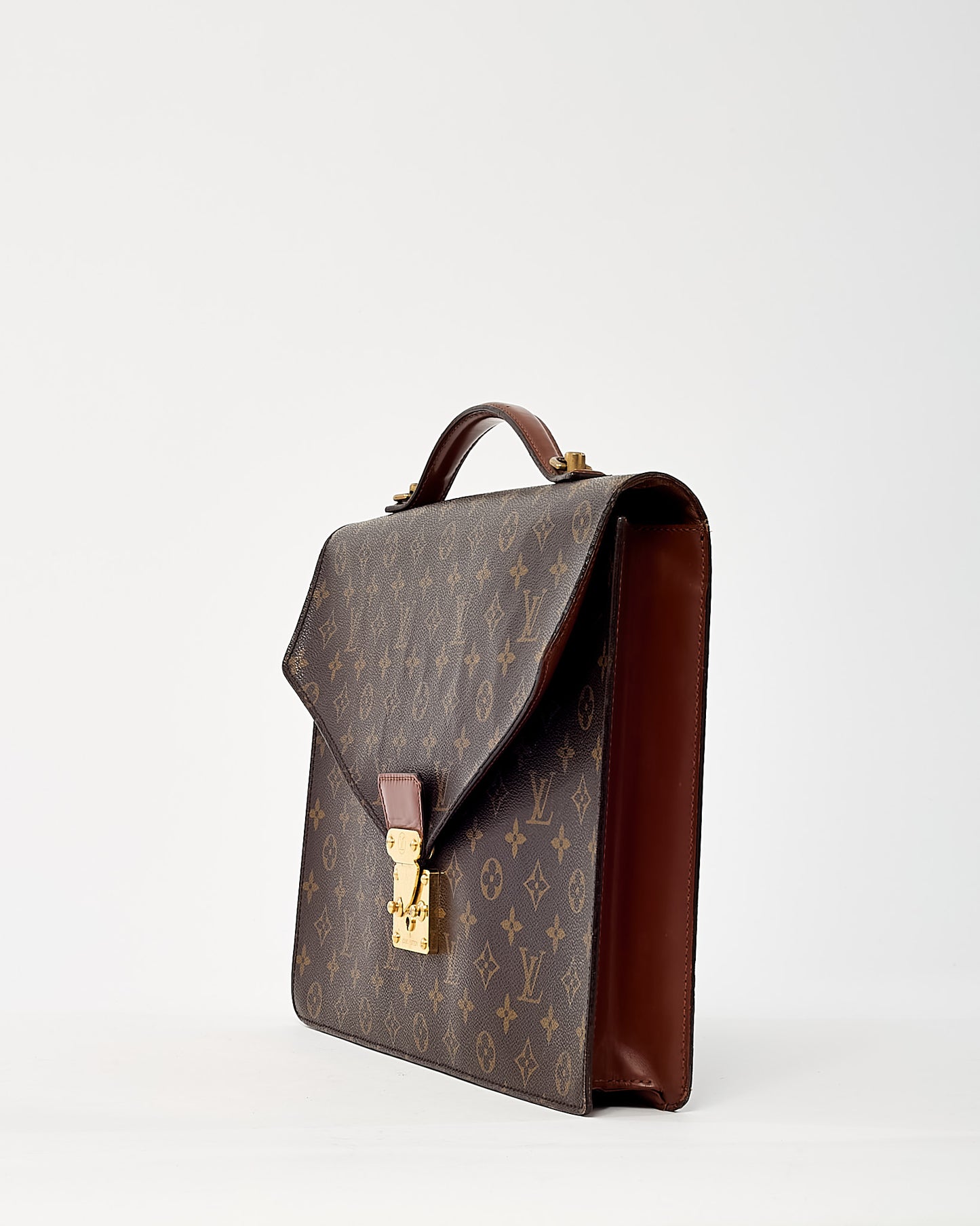 Louis Vuitton Monogram Coated Canvas Monceau Briefcase