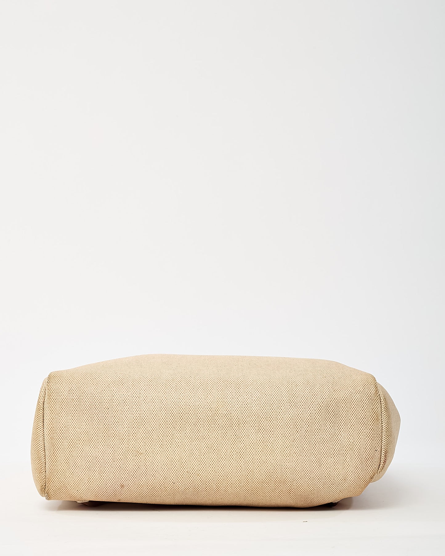 Hermès Beige Natural Toile Vache Calfskin Herbag 30 PM Backpack