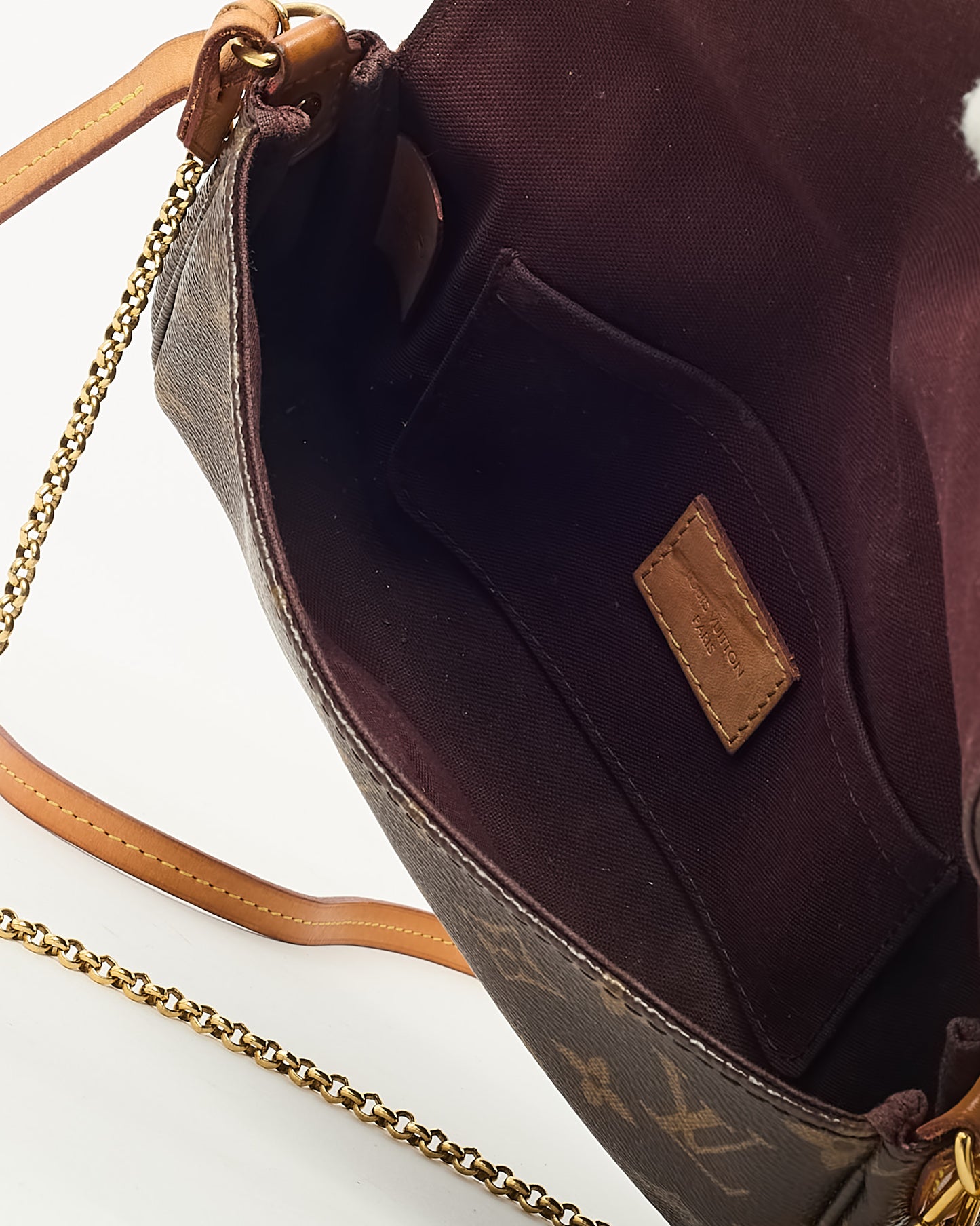 Louis Vuitton Monogram Coated Canvas Favourite PM Crossbody Bag