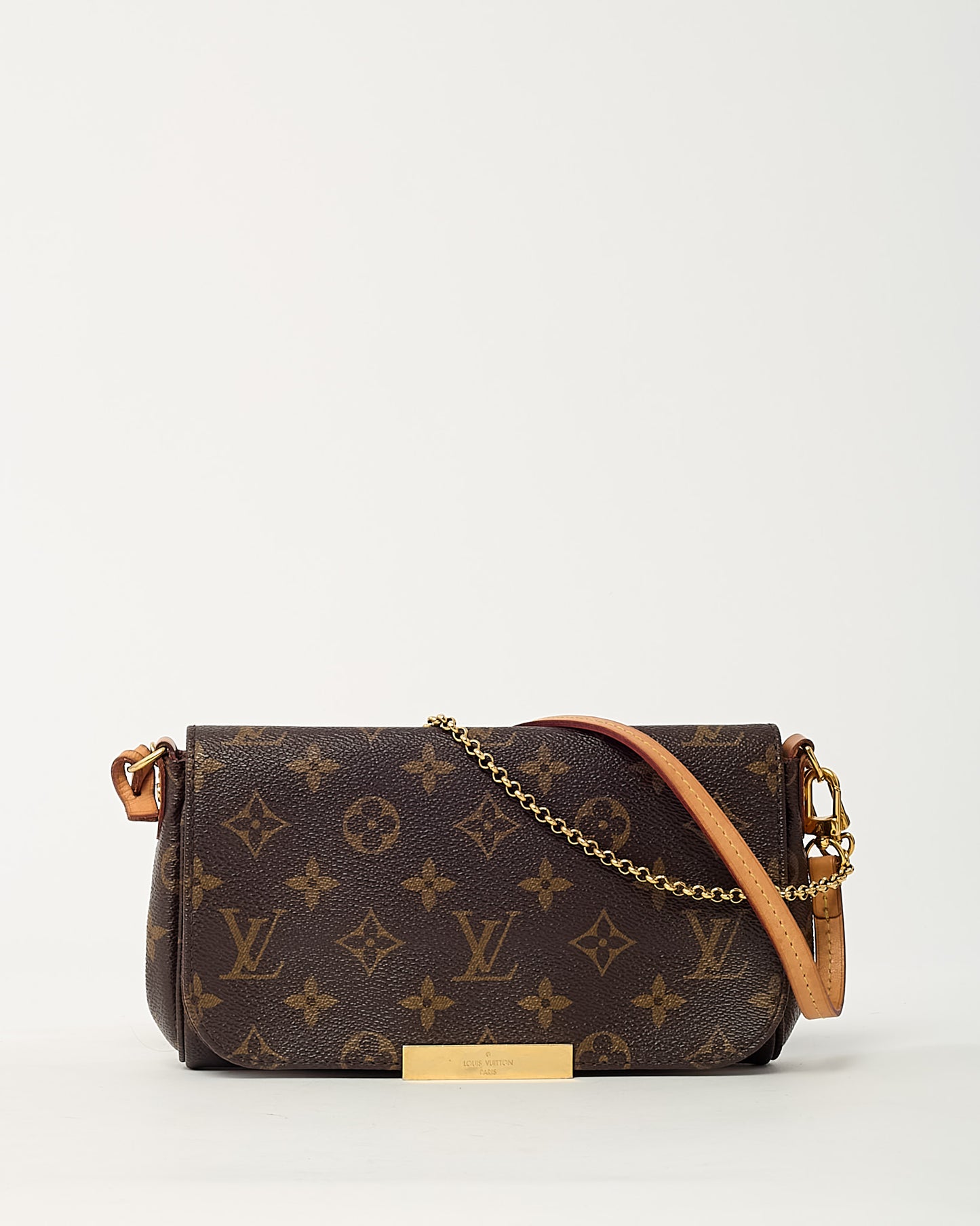 Louis Vuitton Monogram Coated Canvas Favourite PM Crossbody Bag