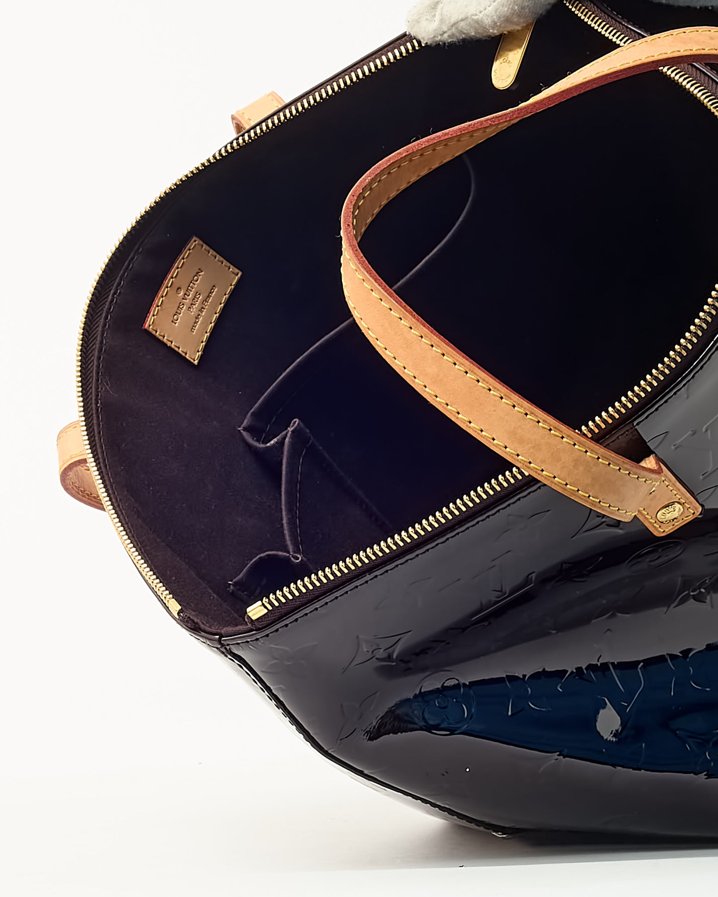 Louis Vuitton Purple Amarante Monogram Vernis Bellevue PM Tote Bag