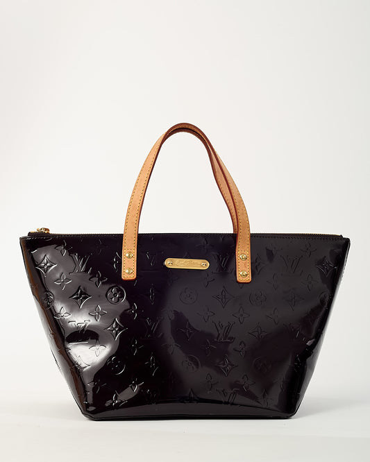 Louis Vuitton Purple Amarante Monogram Vernis Bellevue PM Tote Bag