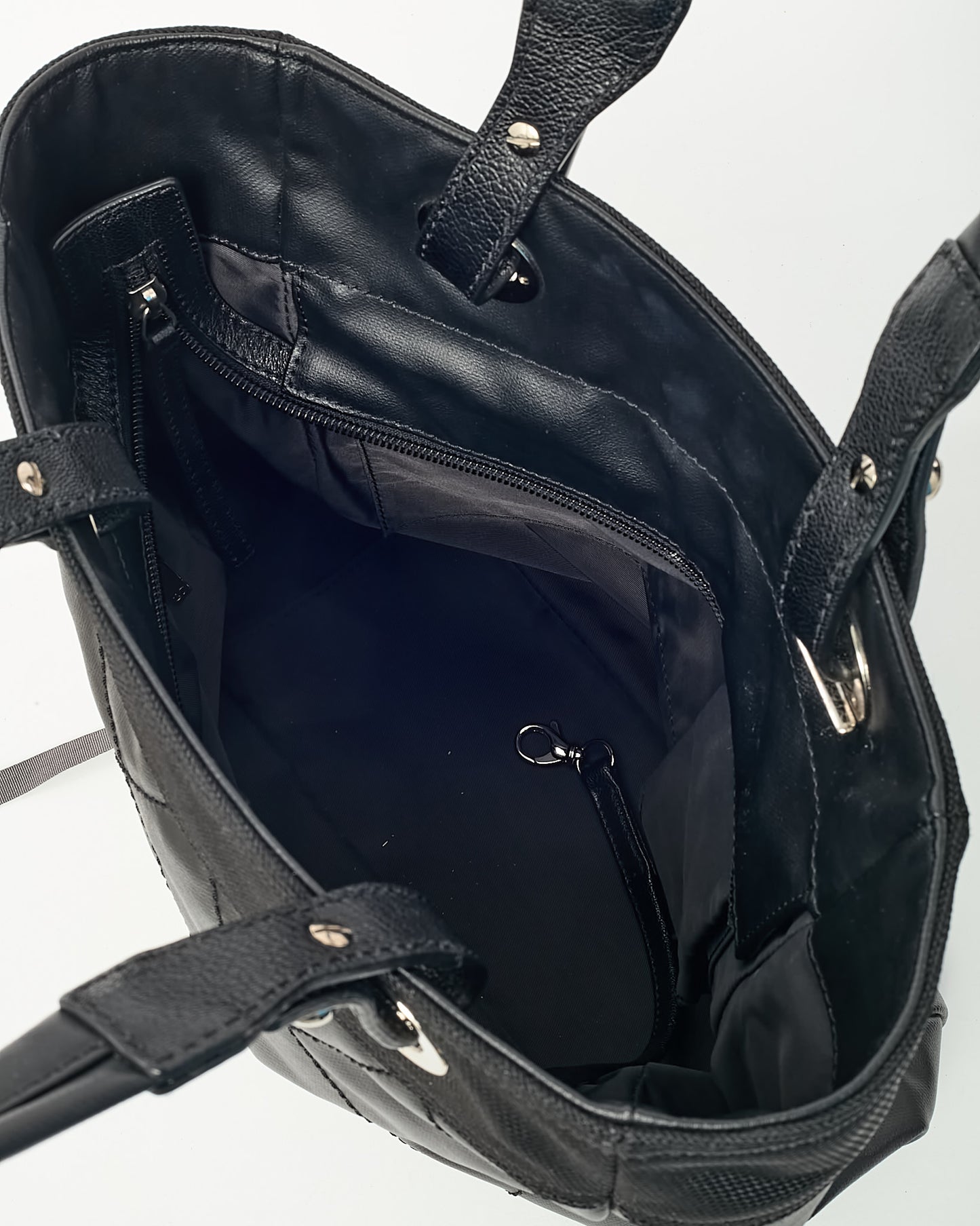 Chanel Black Coated Canvas Quilted Small Paris Biarritz Tote PM