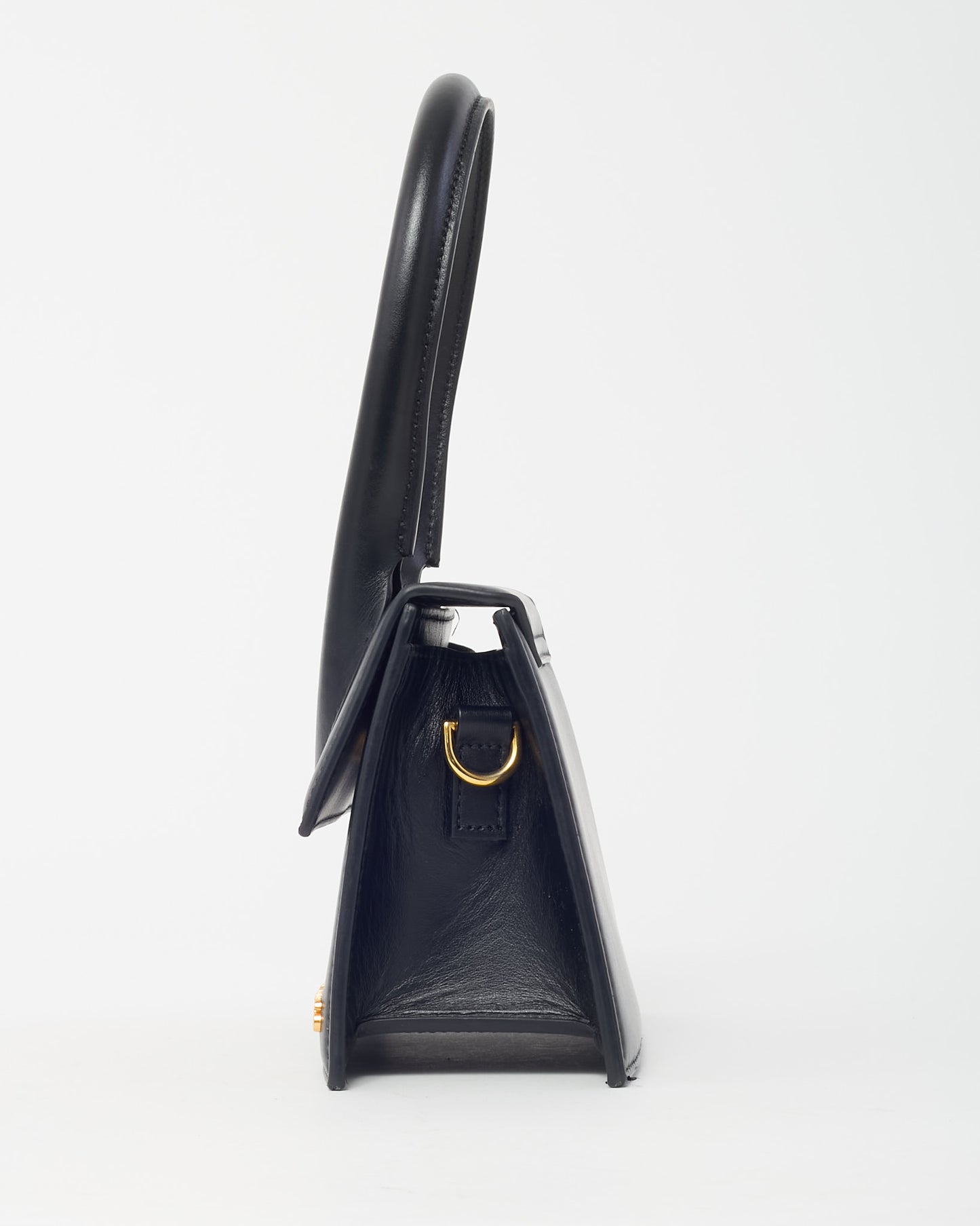 Jacquemus Black Leather Le Chiquito Moyen Crossbody Bag