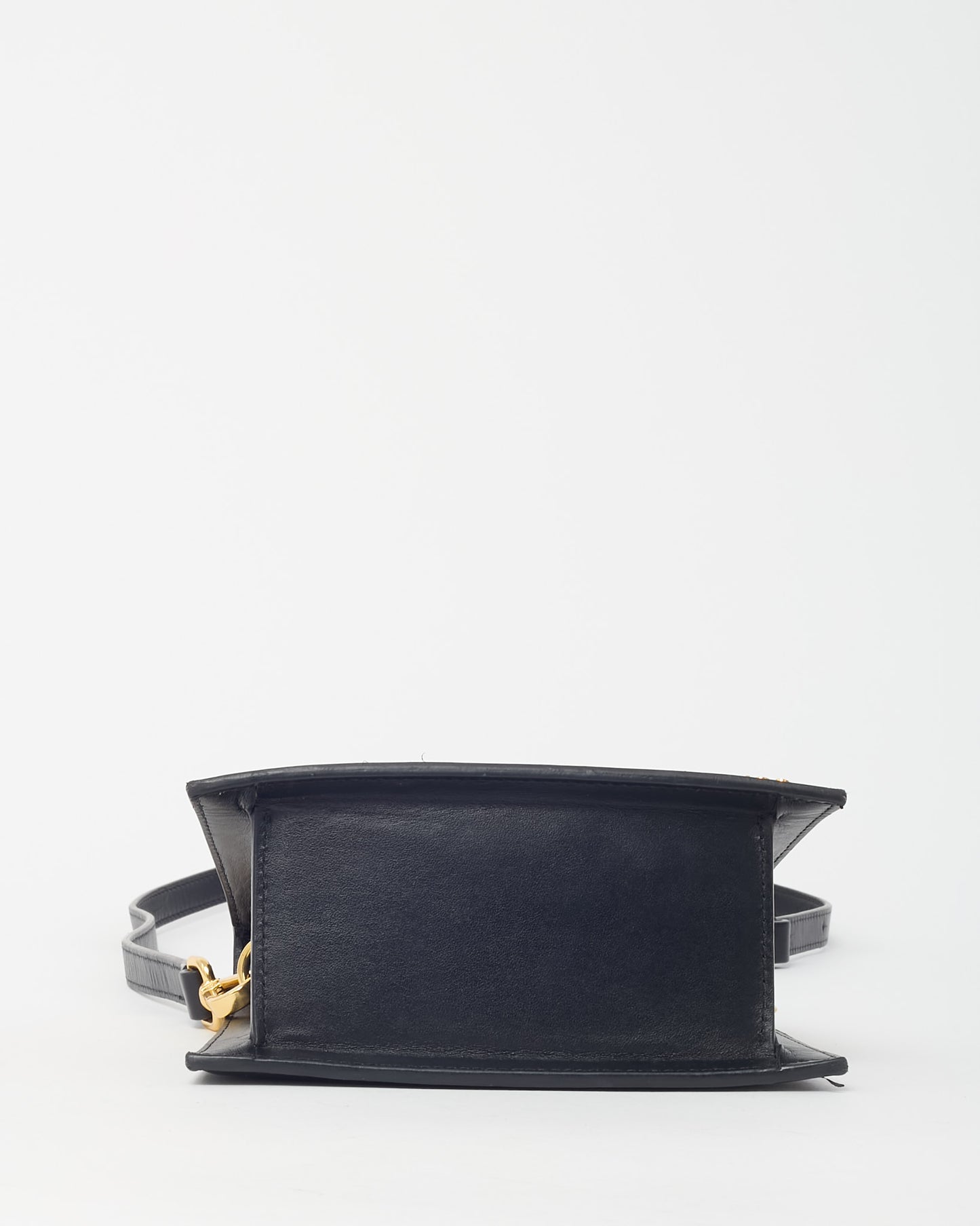 Jacquemus Black Leather Le Chiquito Moyen Crossbody Bag
