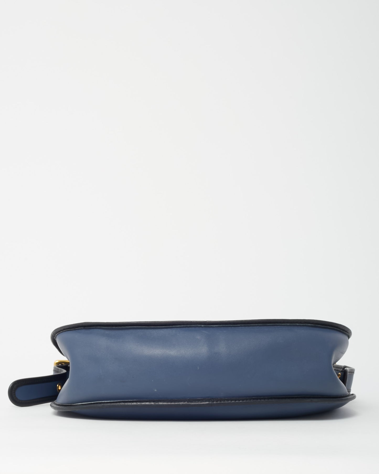 Loewe Blue Leather Anagram Logo Sofia Messenger Crossbody Bag