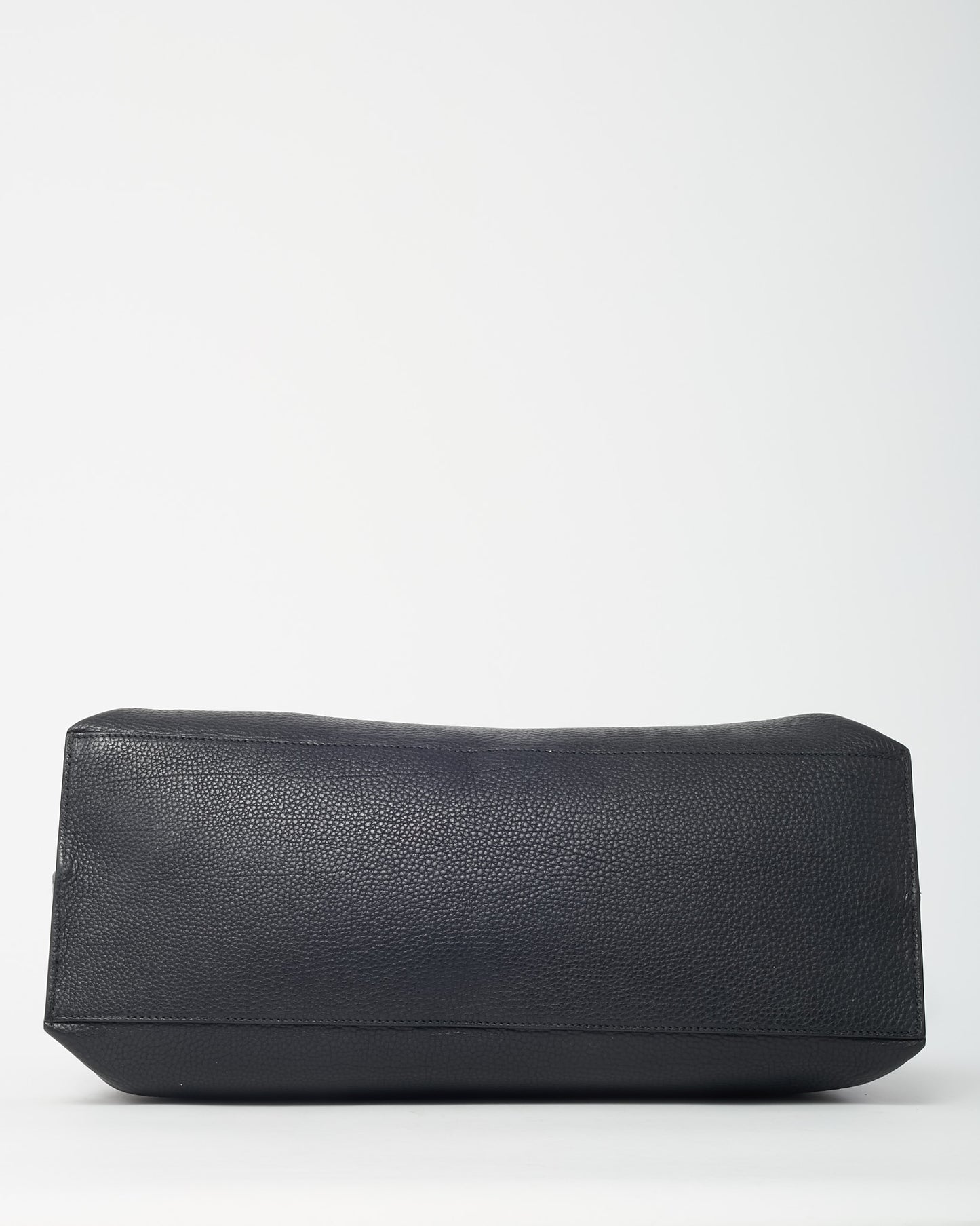 Gucci Black Pebbled Leather Bamboo Daily 2Way Top Handle Satchel