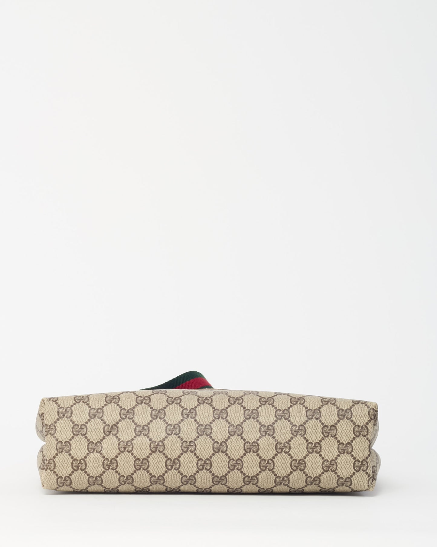 Gucci Vintage Beige and Brown GG Monogram Plus Coated Canvas Sherry Line Shopping Tote