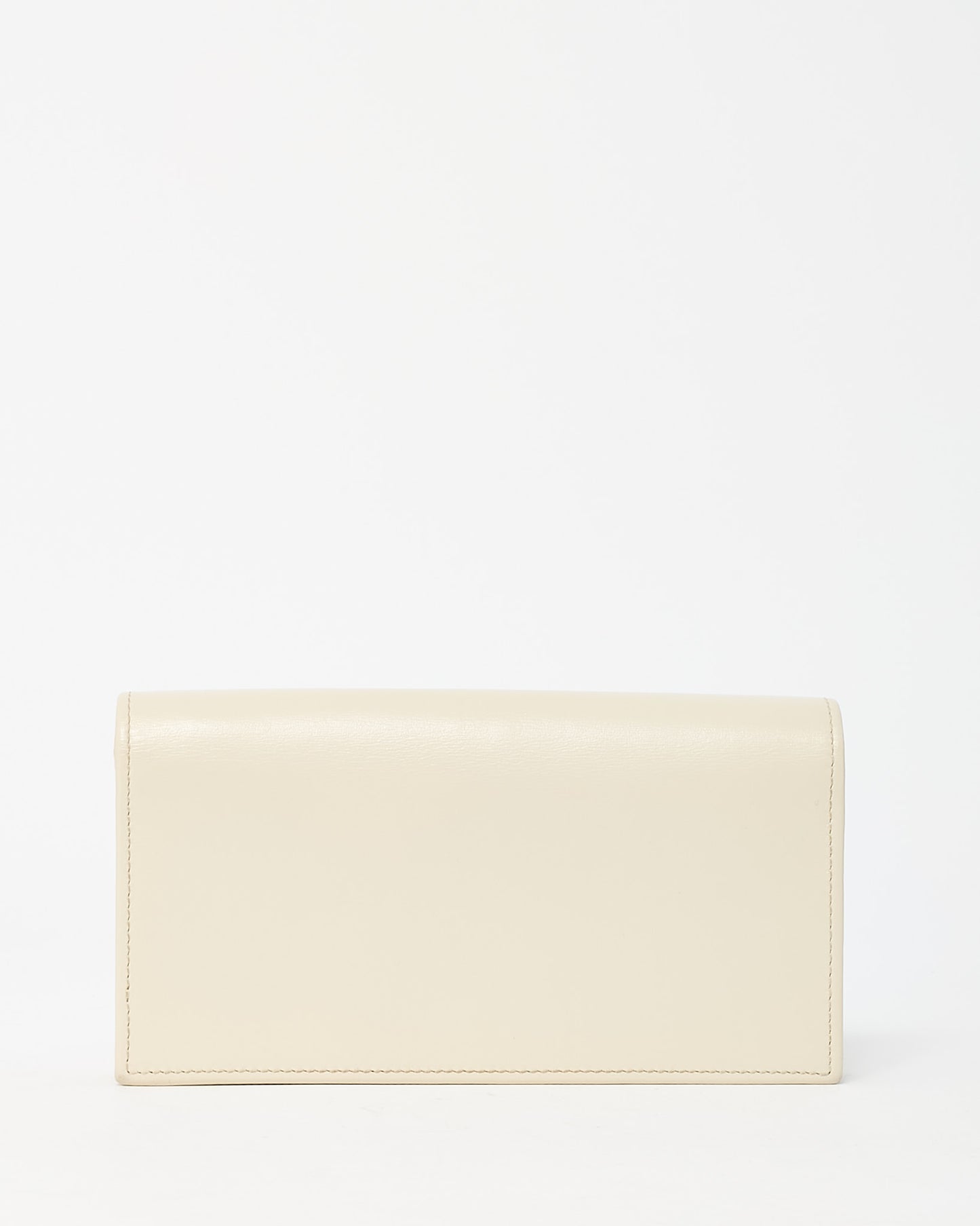 Gucci White Boarded Plutone Calfskin Leather Horsebit 1955 WOC Crossbody Bag