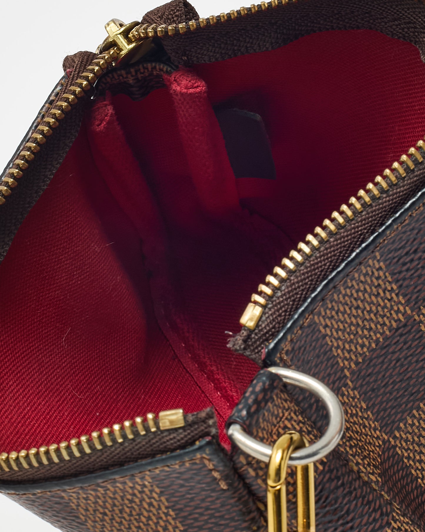 Louis Vuitton Damier Ebene Coated Canvas Mini Pochette Accessoires