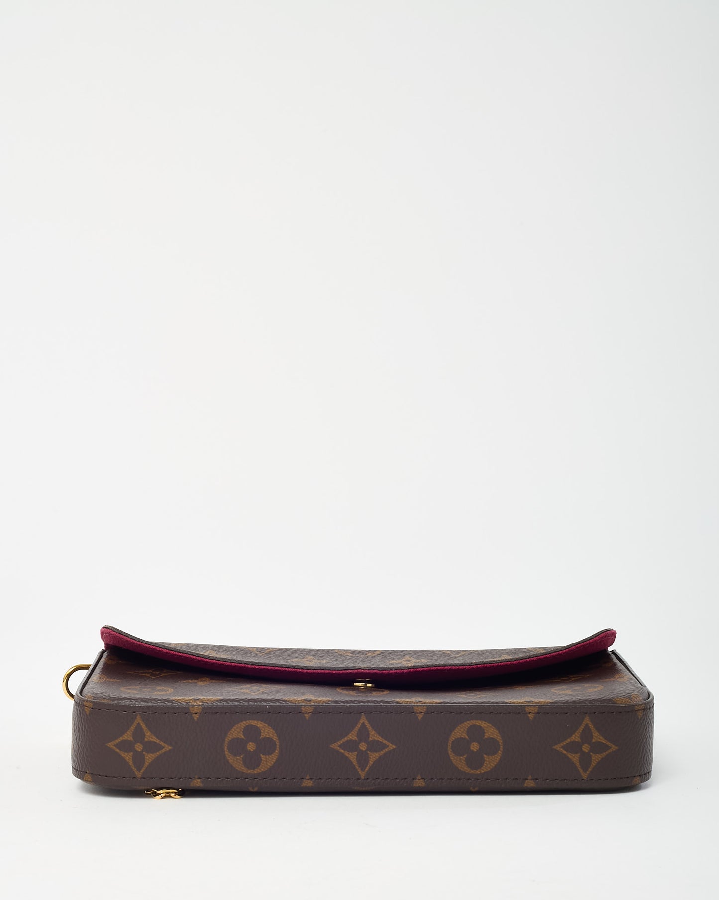 Louis Vuitton Monogram Coated Canvas Felicie Pochette Crossbody Bag (no inserts)