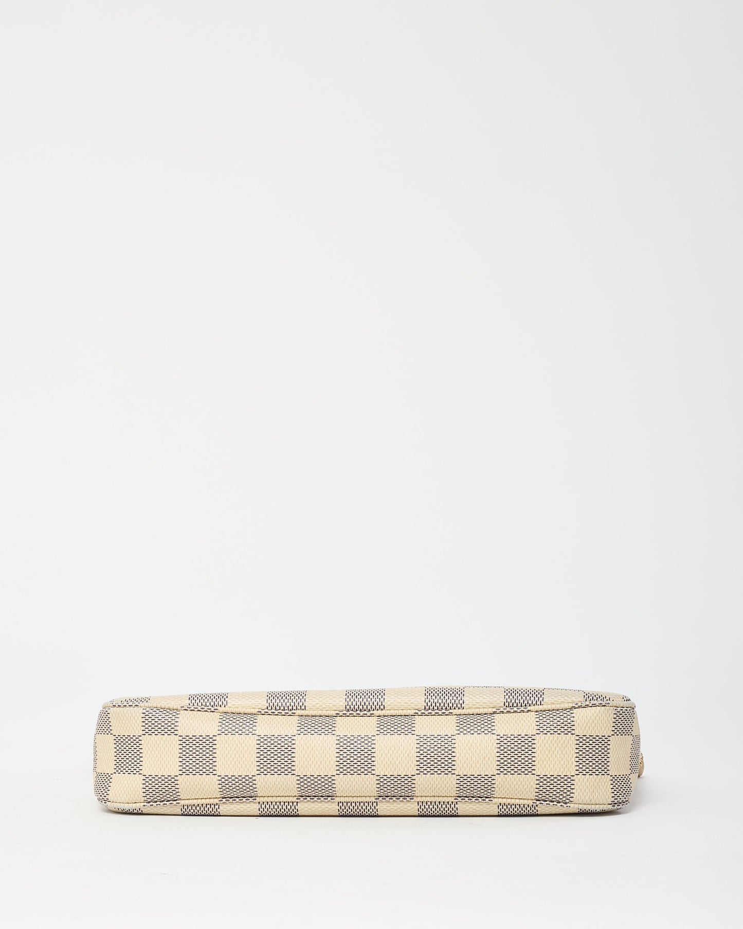 Louis Vuitton White Damier Azur Coated Canvas Pochette Accessoires Shoulder Bag