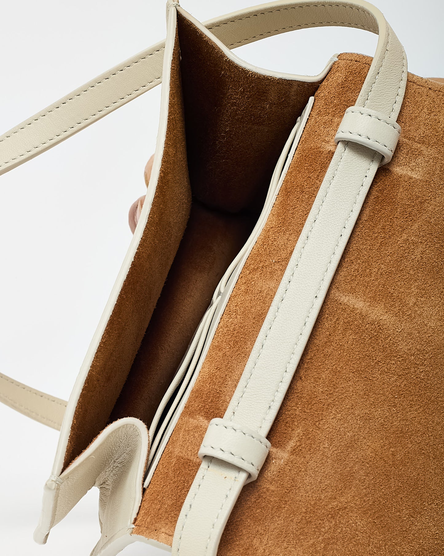 Bottega Veneta White Intrecciato Leather Mini Square Cassette Crossbody Bag