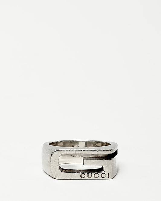 Gucci Sterling Silver Cut Out G Estate Ring - 6.5