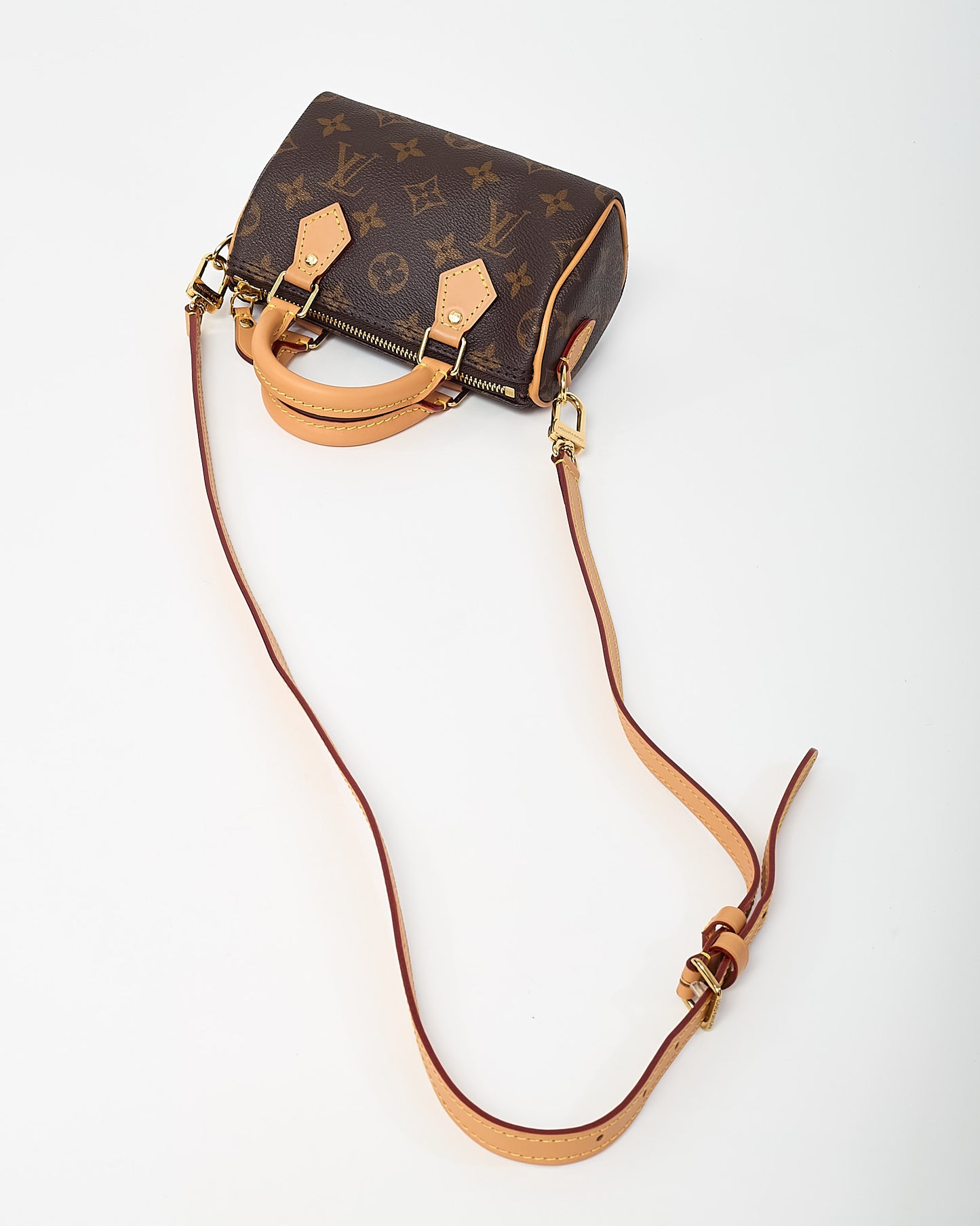 Louis Vuitton Monogram Canvas Speedy Nano Speedy Bandoulière