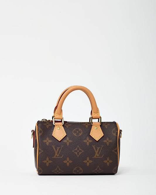 Louis Vuitton Monogram Canvas Speedy Nano Speedy Bandoulière