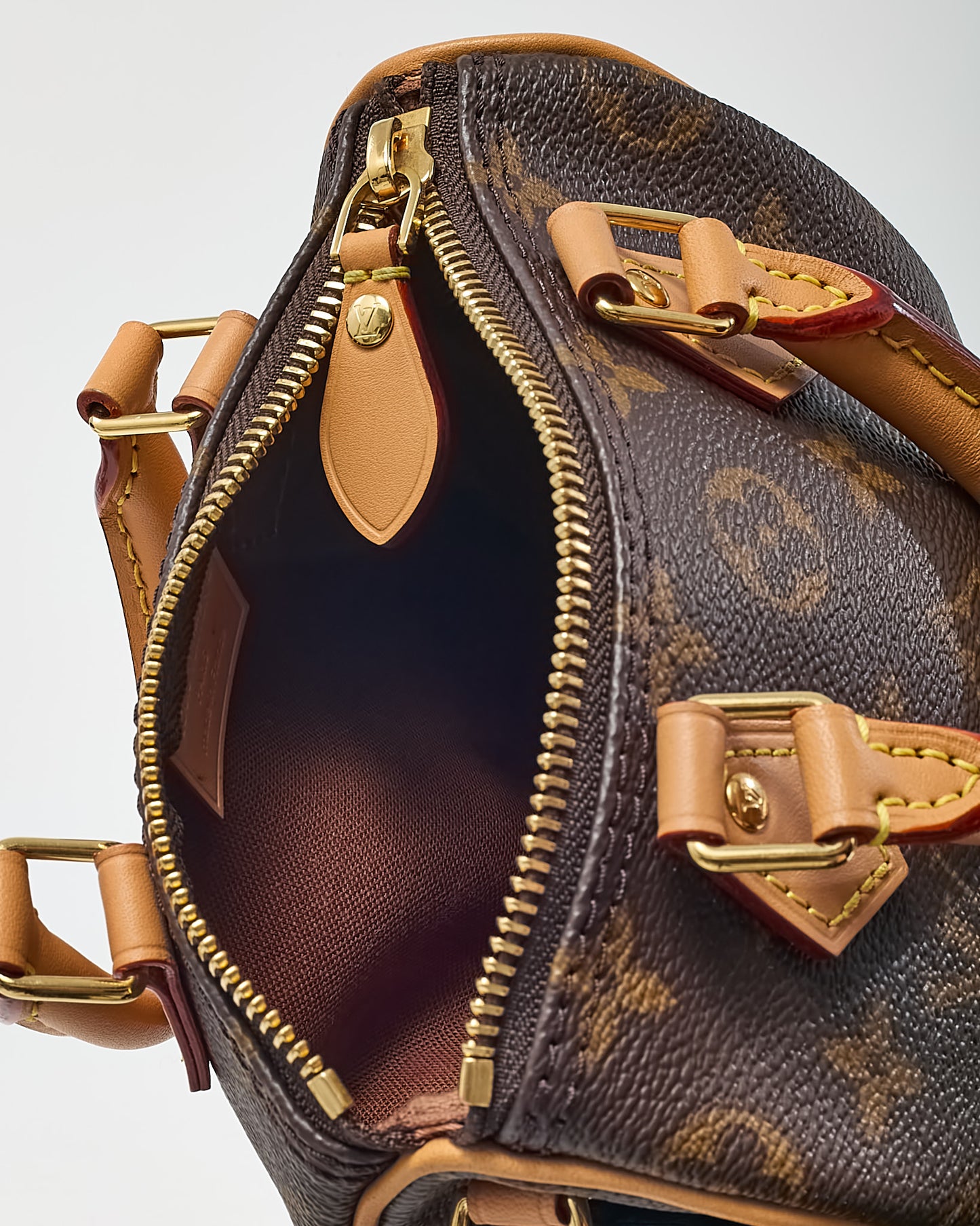 Louis Vuitton Monogram Canvas Speedy Nano Speedy Bandoulière