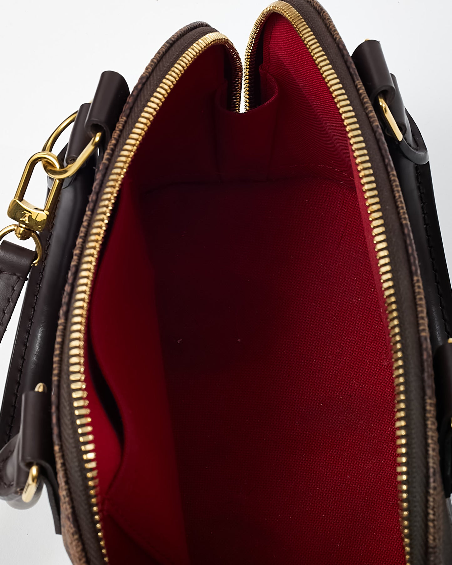 Louis Vuitton Damier Ebene Coated Canvas Alma BB Handbag