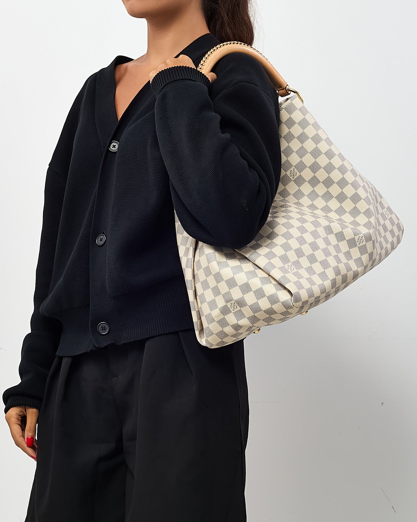 Louis Vuitton Damier Azur Coated Canvas Artsy MM Shoulder Bag