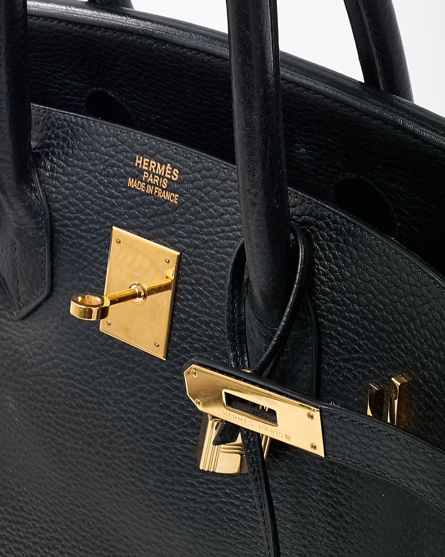 Hermès Black Ardennes Leather Birkin 35 GHW