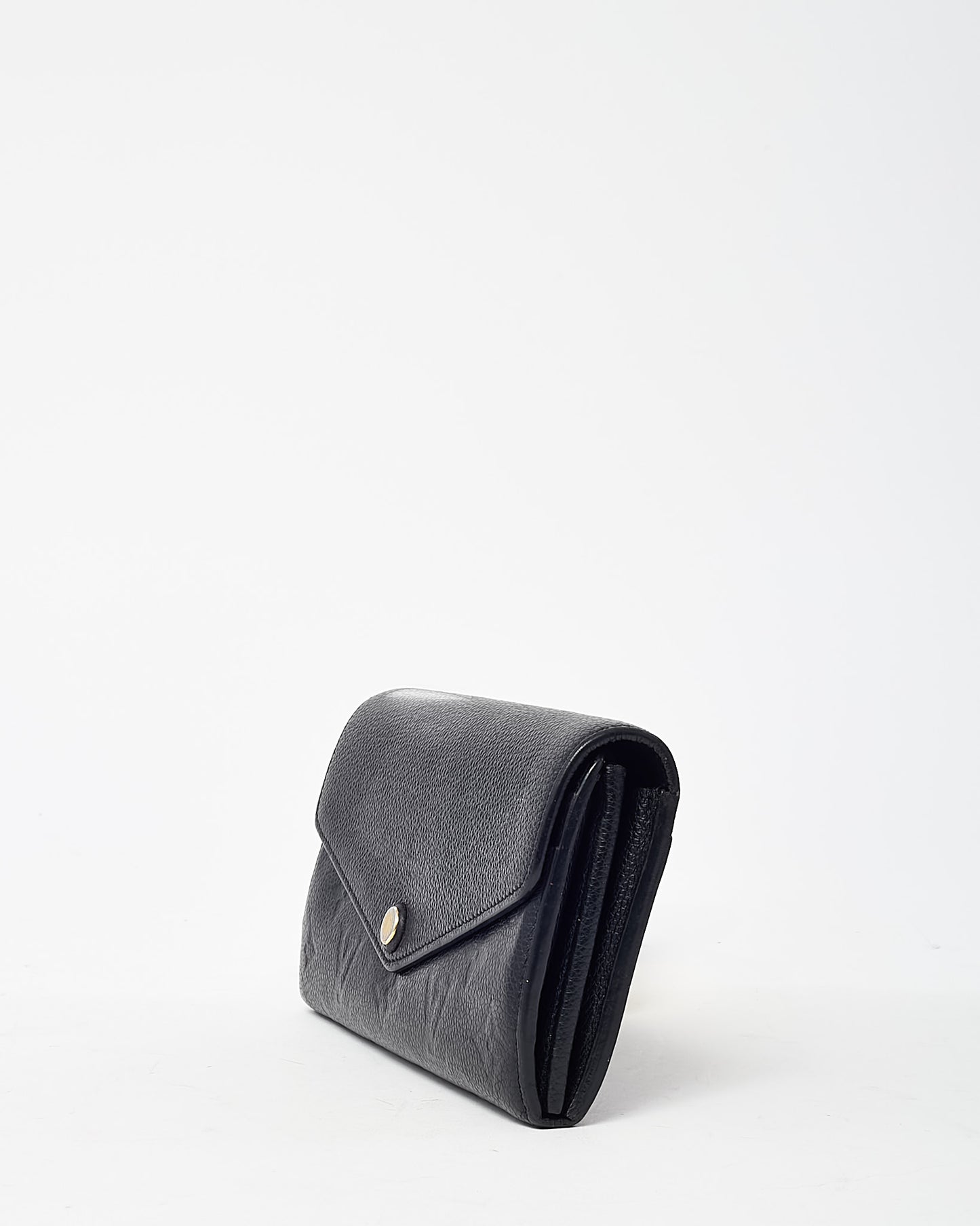 Louis Vuitton Black Monogram Empreinte Sarah NM Wallet