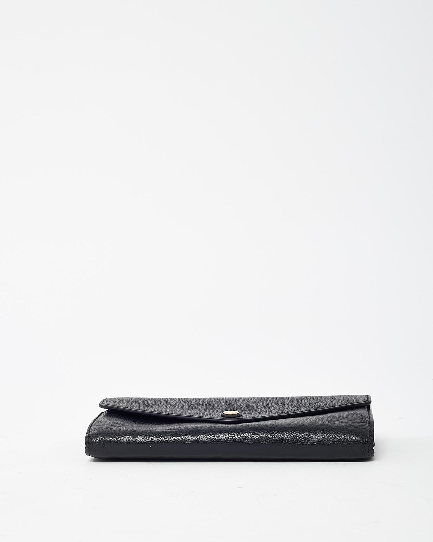 Louis Vuitton Black Monogram Empreinte Sarah NM Wallet