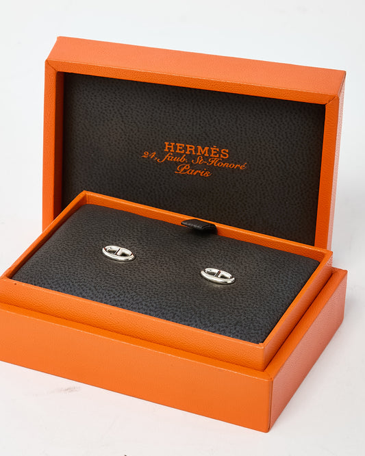 Hermès Sterling Silver Very Small Model Farandole Earrings