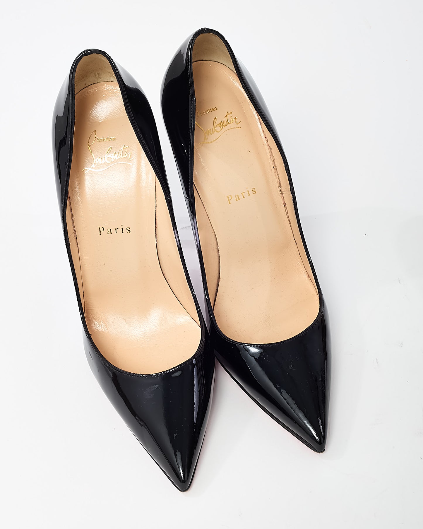 Christian Louboutin Black Patent Leather So Kate 120mm Pumps - 39