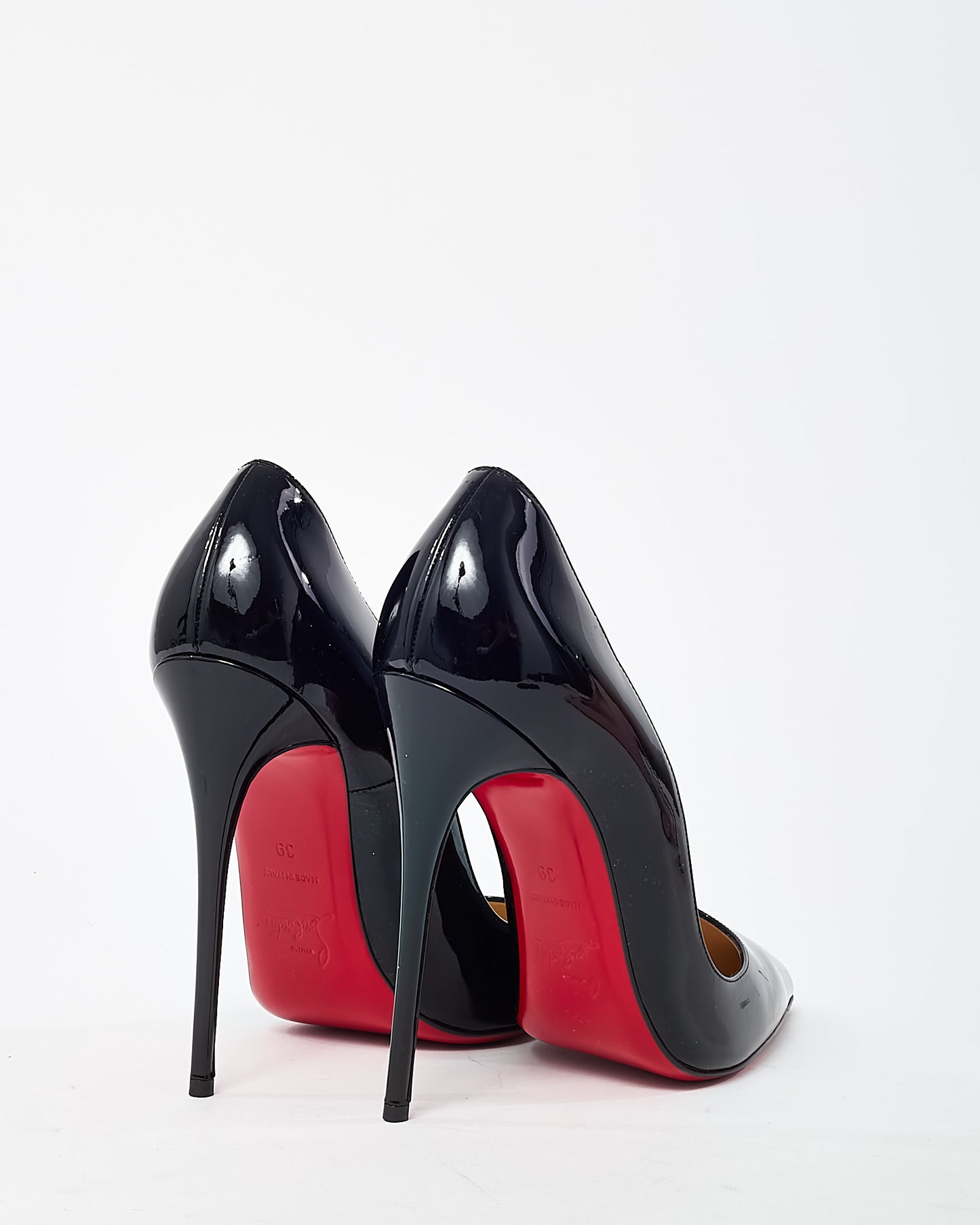 Christian Louboutin Black Patent Leather So Kate 120mm Pumps - 39