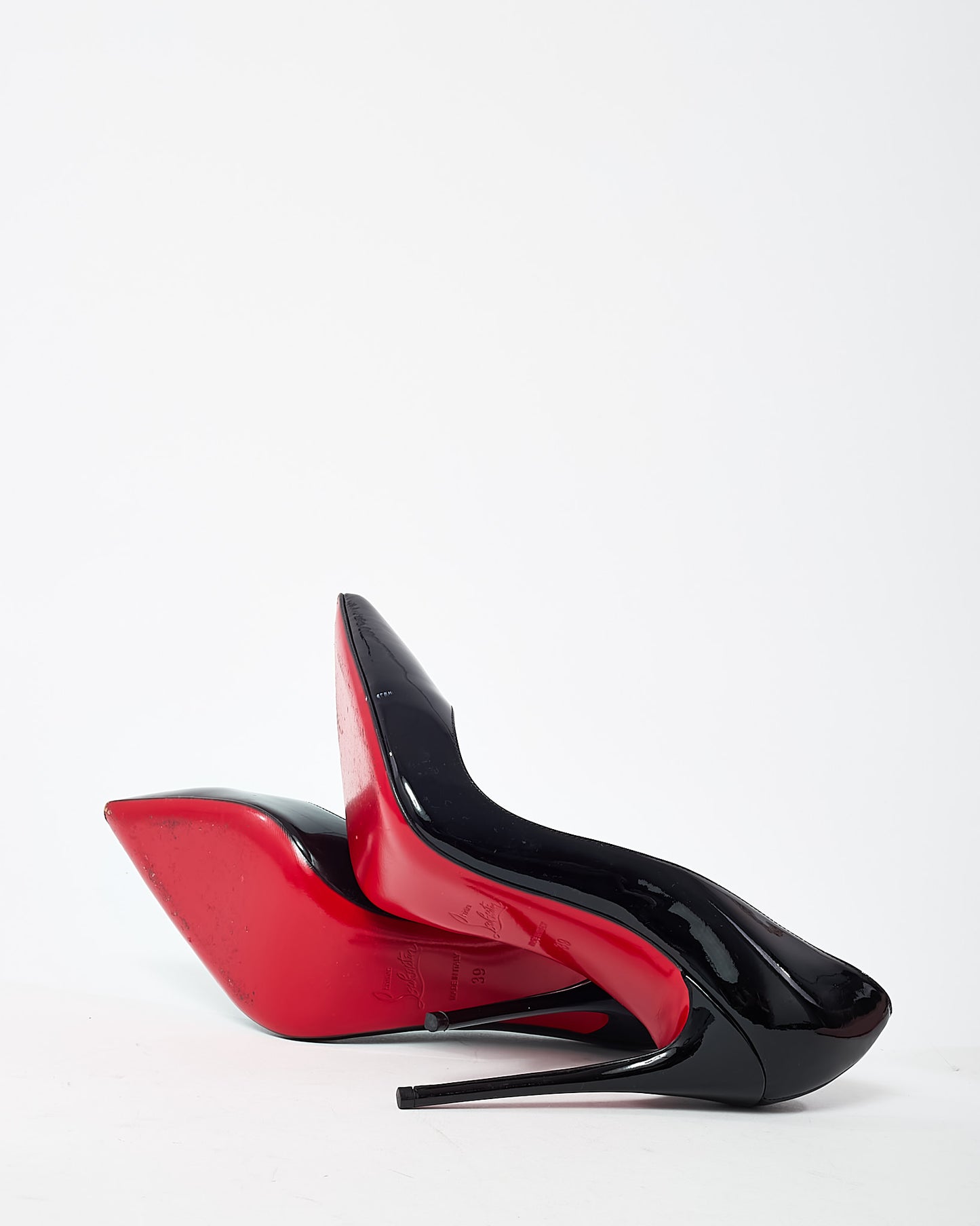 Christian Louboutin Black Patent Leather So Kate 120mm Pumps - 39