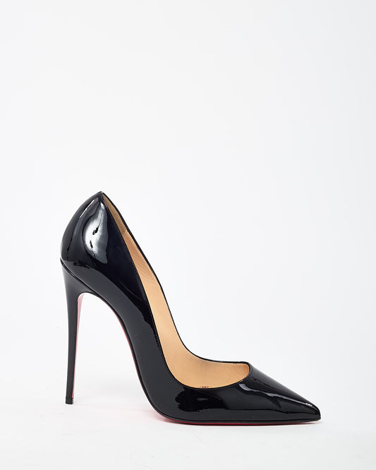 Christian Louboutin Black Patent Leather So Kate 120mm Pumps - 39
