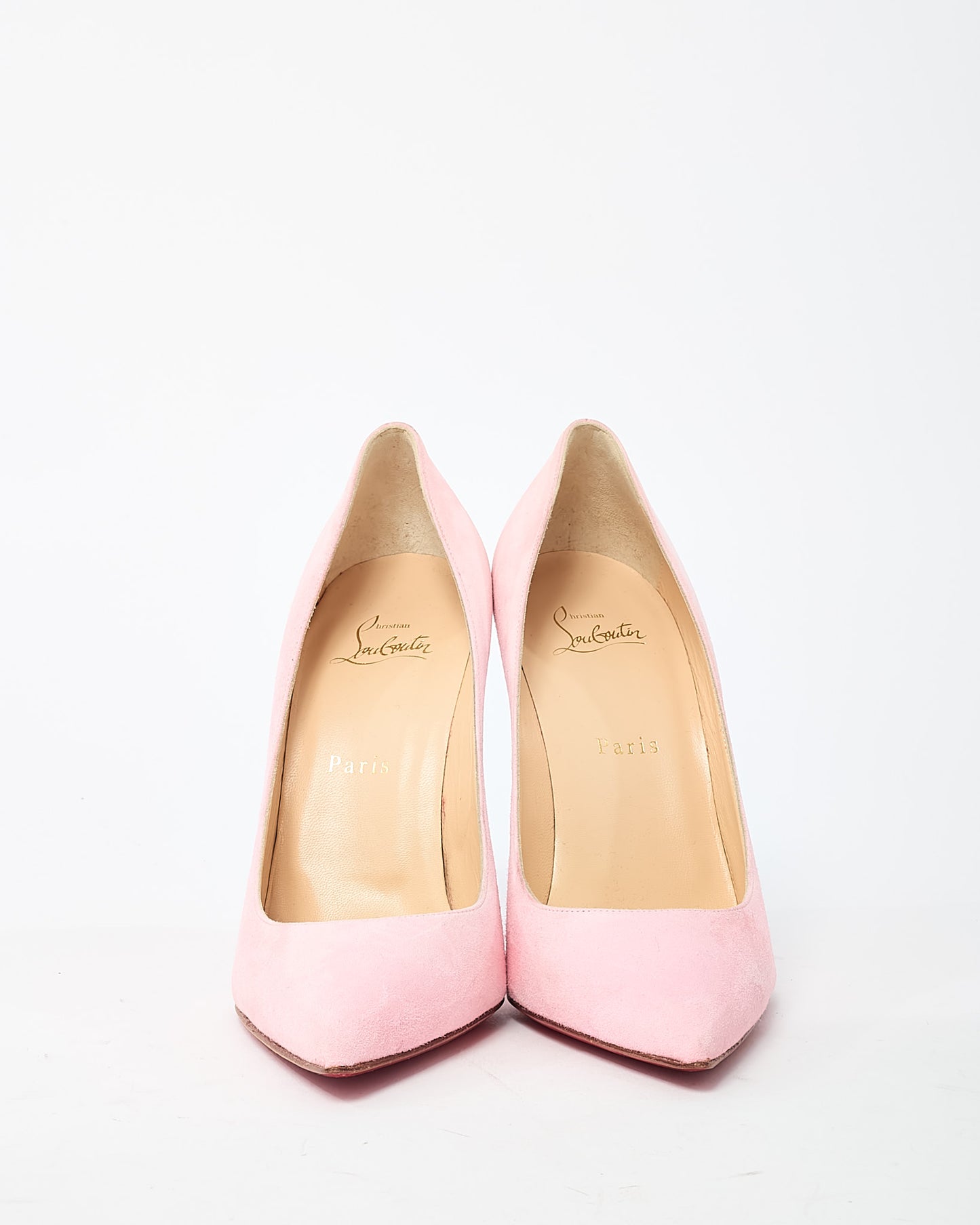 Christian Louboutin Pink Suede So Kate 120mm Pumps - 39