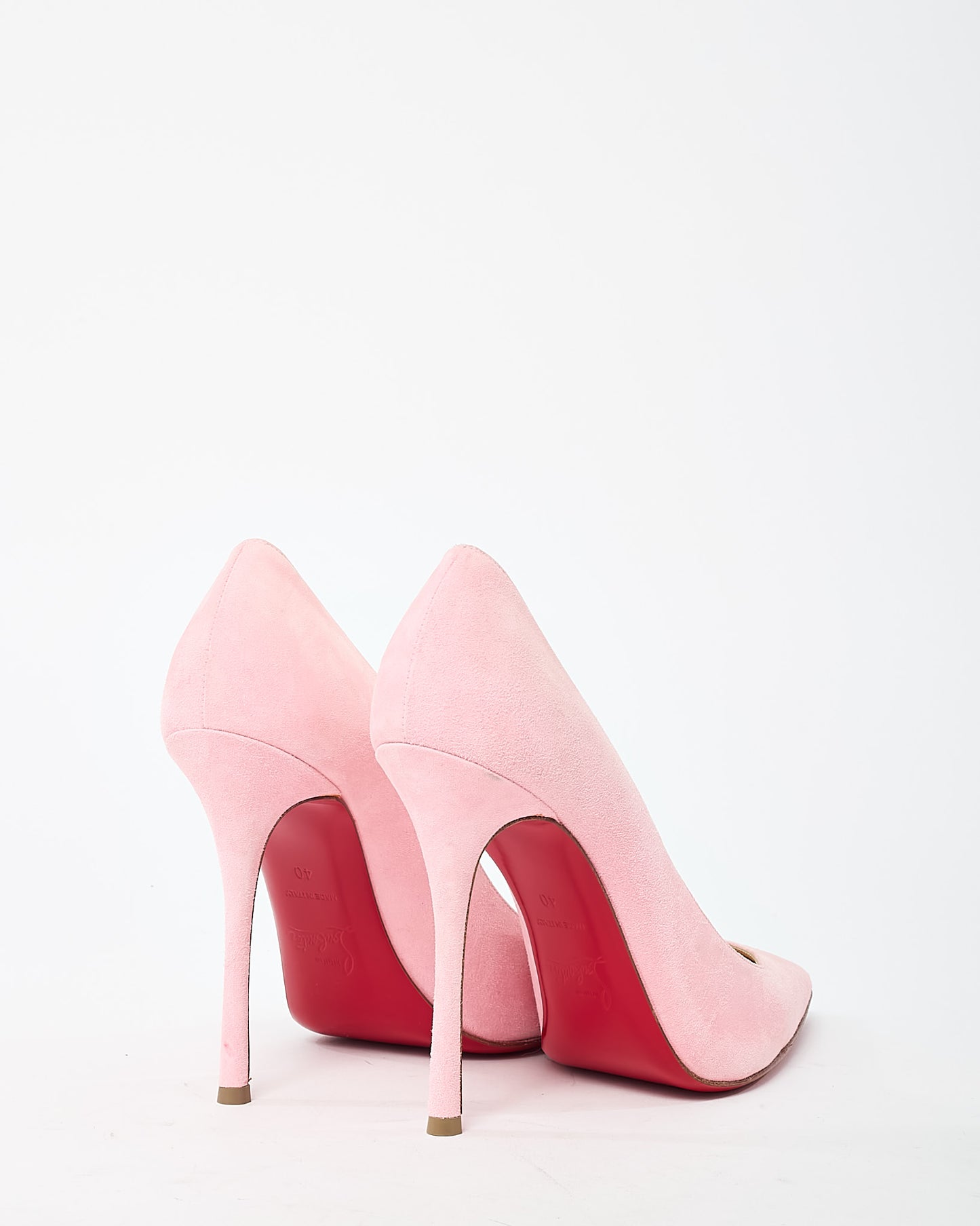 Christian Louboutin Pink Suede So Kate 120mm Pumps - 39