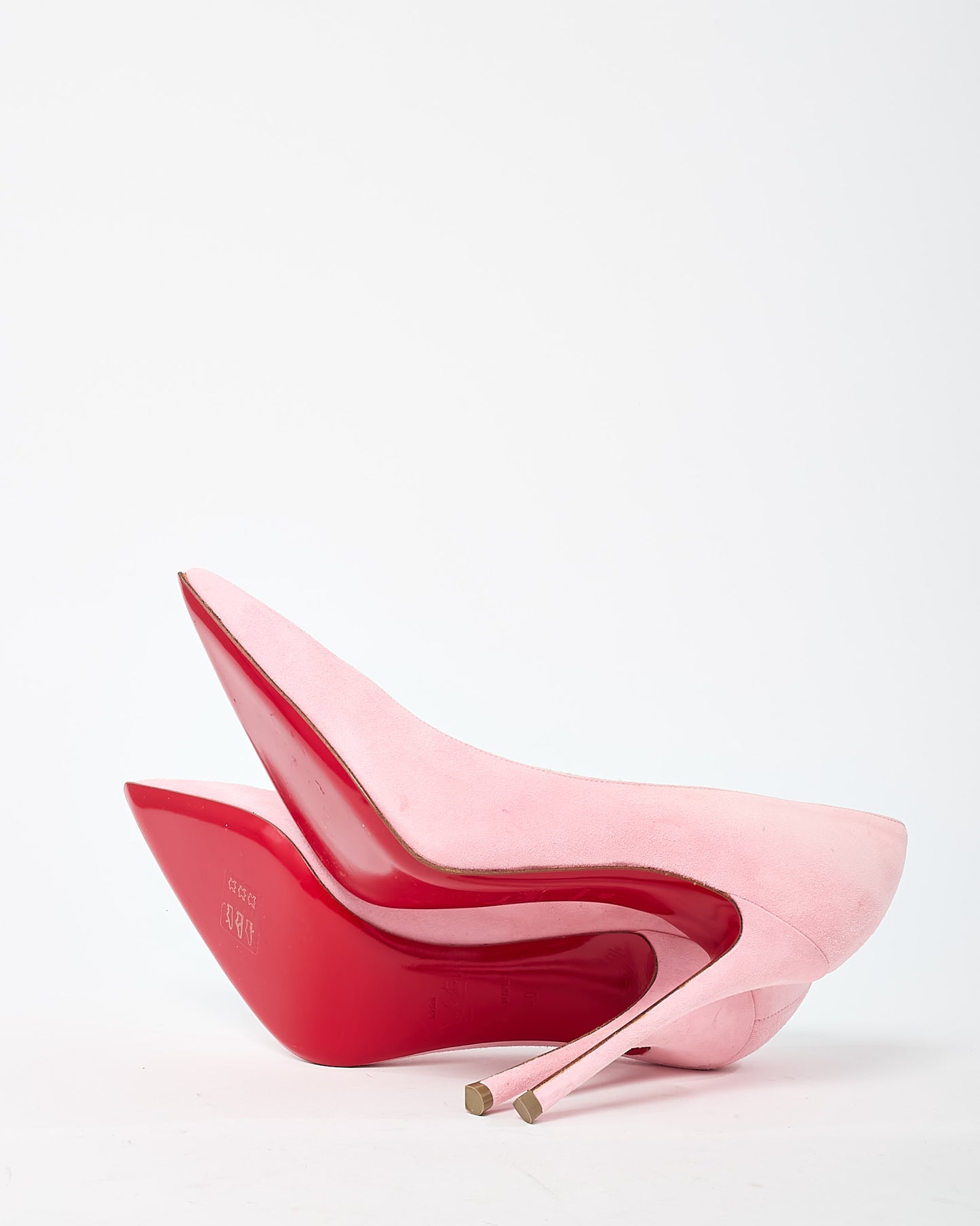 Christian Louboutin Pink Suede So Kate 120mm Pumps - 39