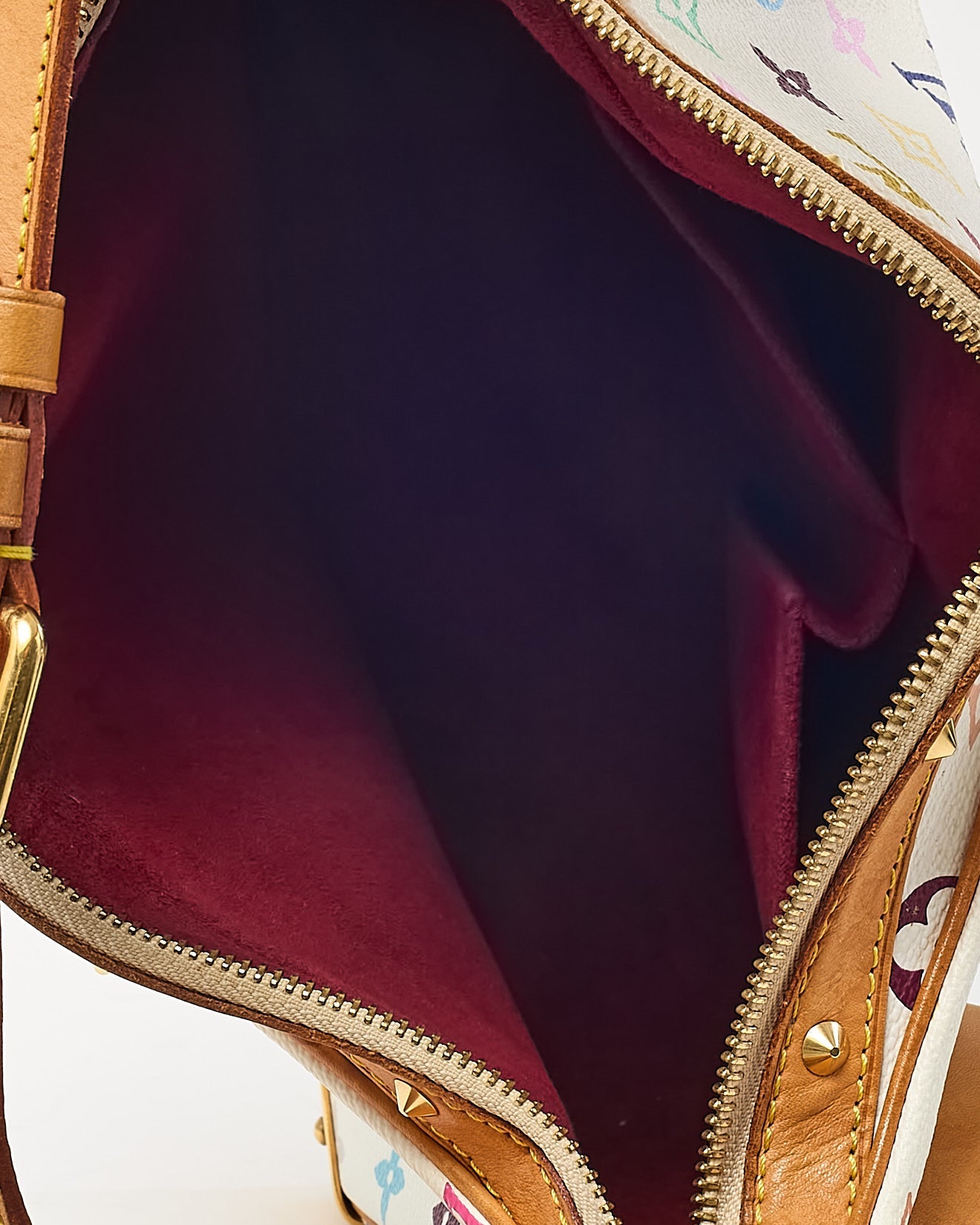 Louis Vuitton White Murakami Monogram Multicolor Boulogne Crossbody