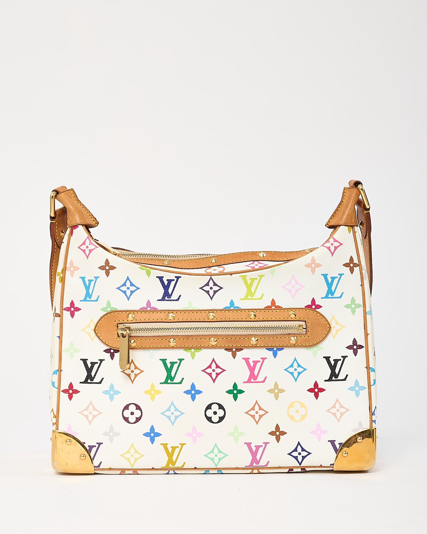 Louis Vuitton White Murakami Monogram Multicolor Boulogne Crossbody