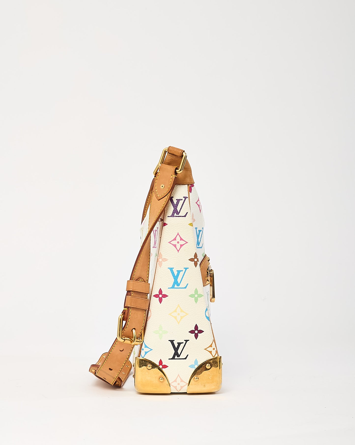 Louis Vuitton White Murakami Monogram Multicolor Boulogne Crossbody
