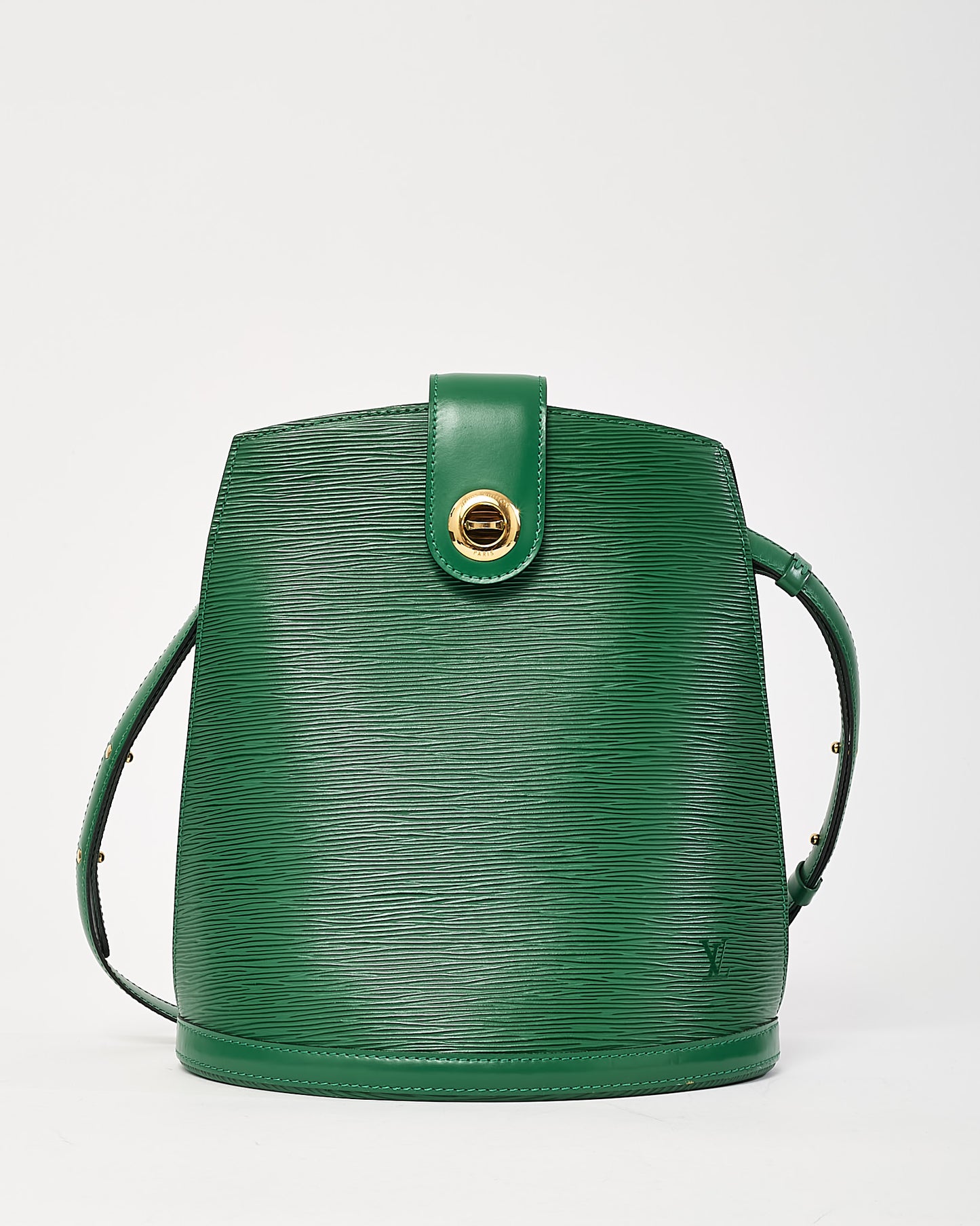 Louis Vuitton Green Epi Leather Cluny Shoulder Bag