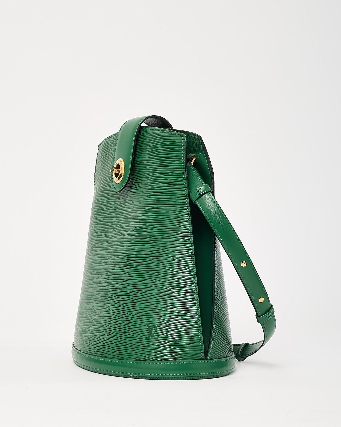 Louis Vuitton Green Epi Leather Cluny Shoulder Bag
