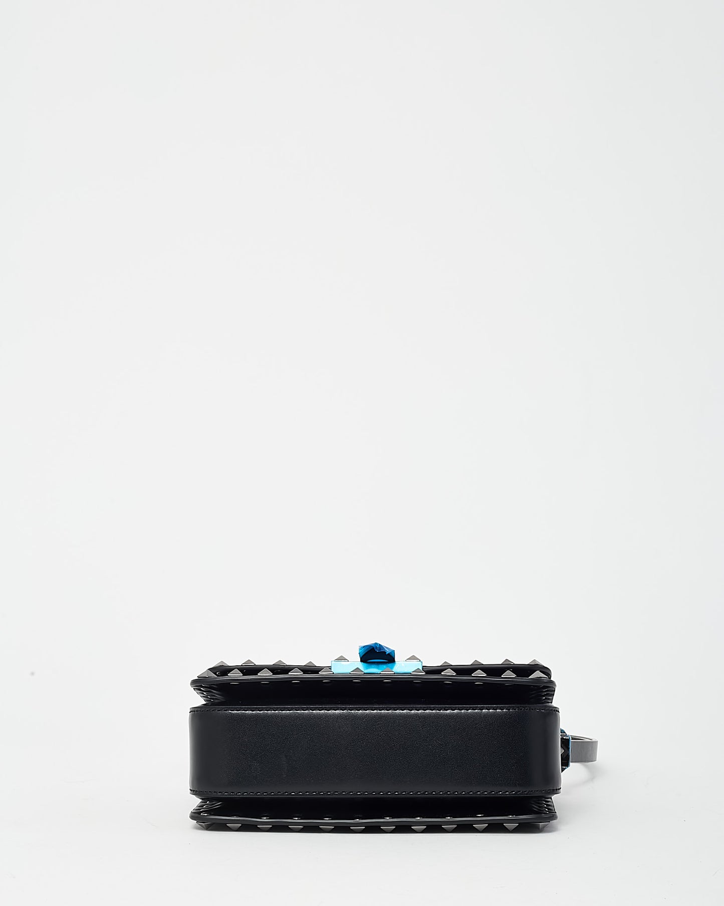 Valentino Black Calfskin Leather Rockstud23 Small Shoulder Bag