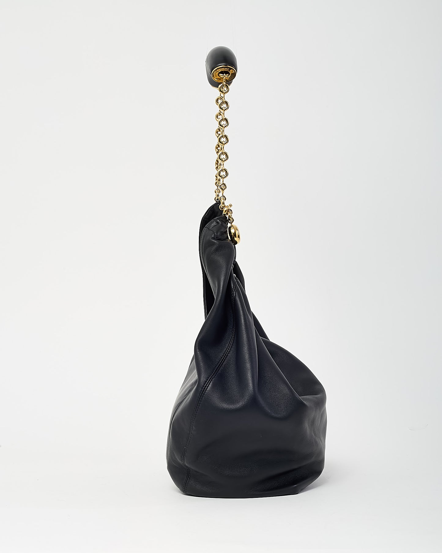 Loewe Black Nappa Leather Medium Squeeze Shoulder Bag