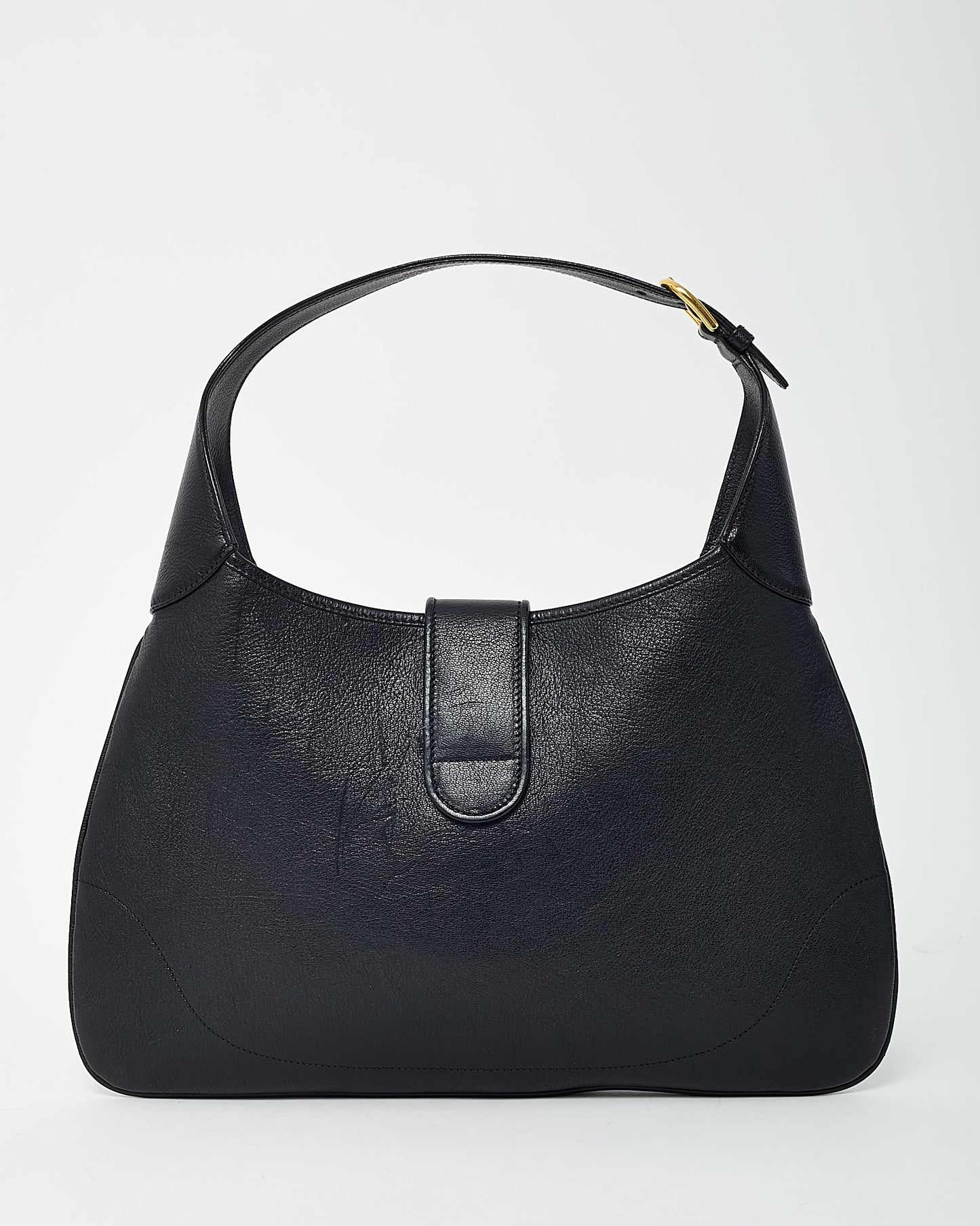 Gucci Black Goatskin Leather Medium Aphrodite Shoulder Bag