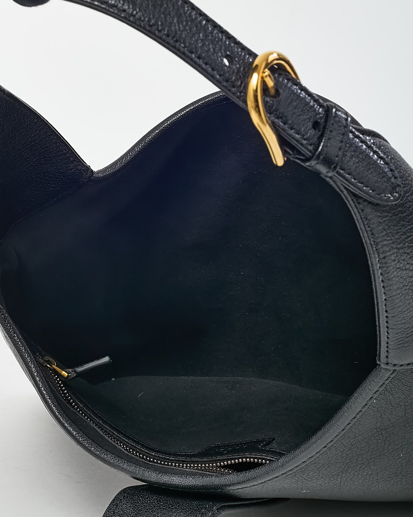 Gucci Black Goatskin Leather Medium Aphrodite Shoulder Bag