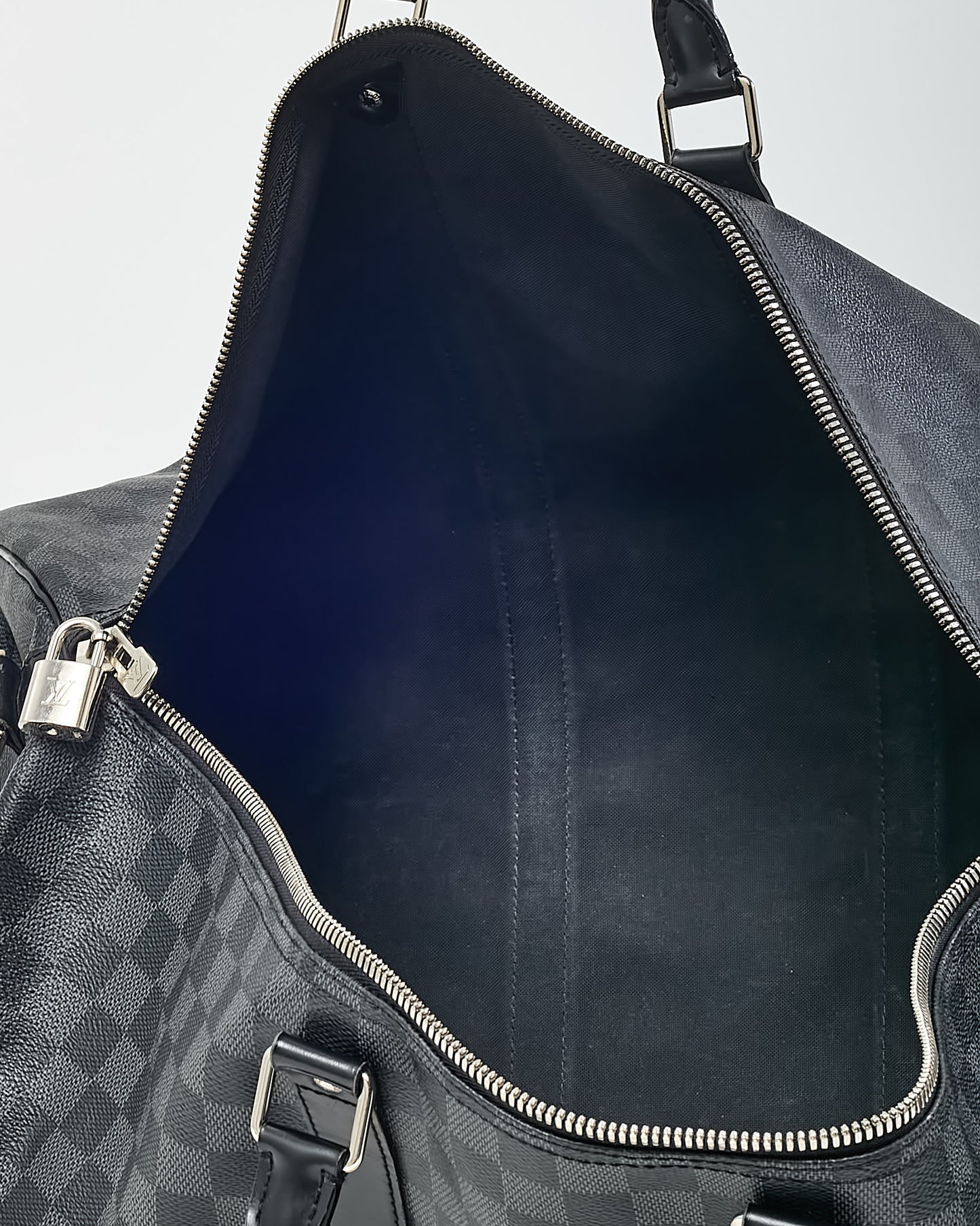 Louis Vuitton Damier Graphite Coated Canvas Keepall Bandoulière 55