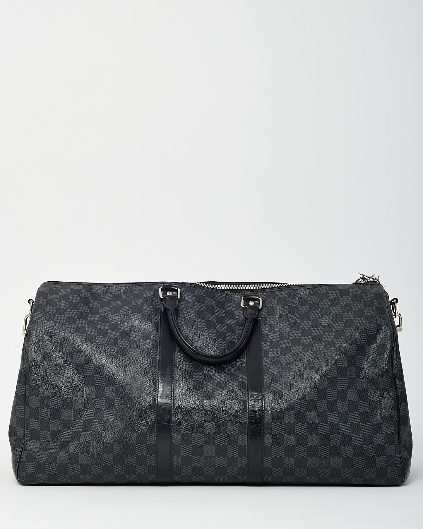 Louis Vuitton Damier Graphite Coated Canvas Keepall Bandoulière 55