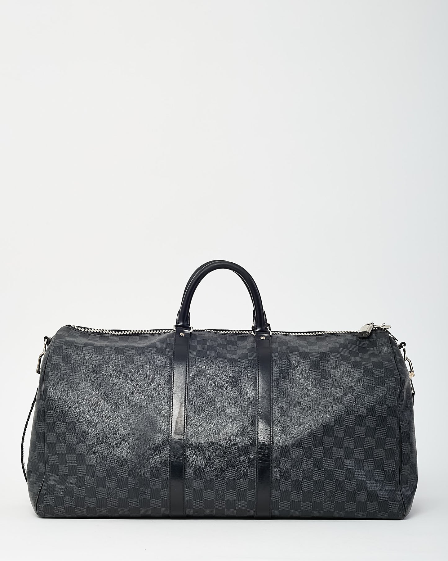 Louis Vuitton Damier Graphite Coated Canvas Keepall Bandoulière 55