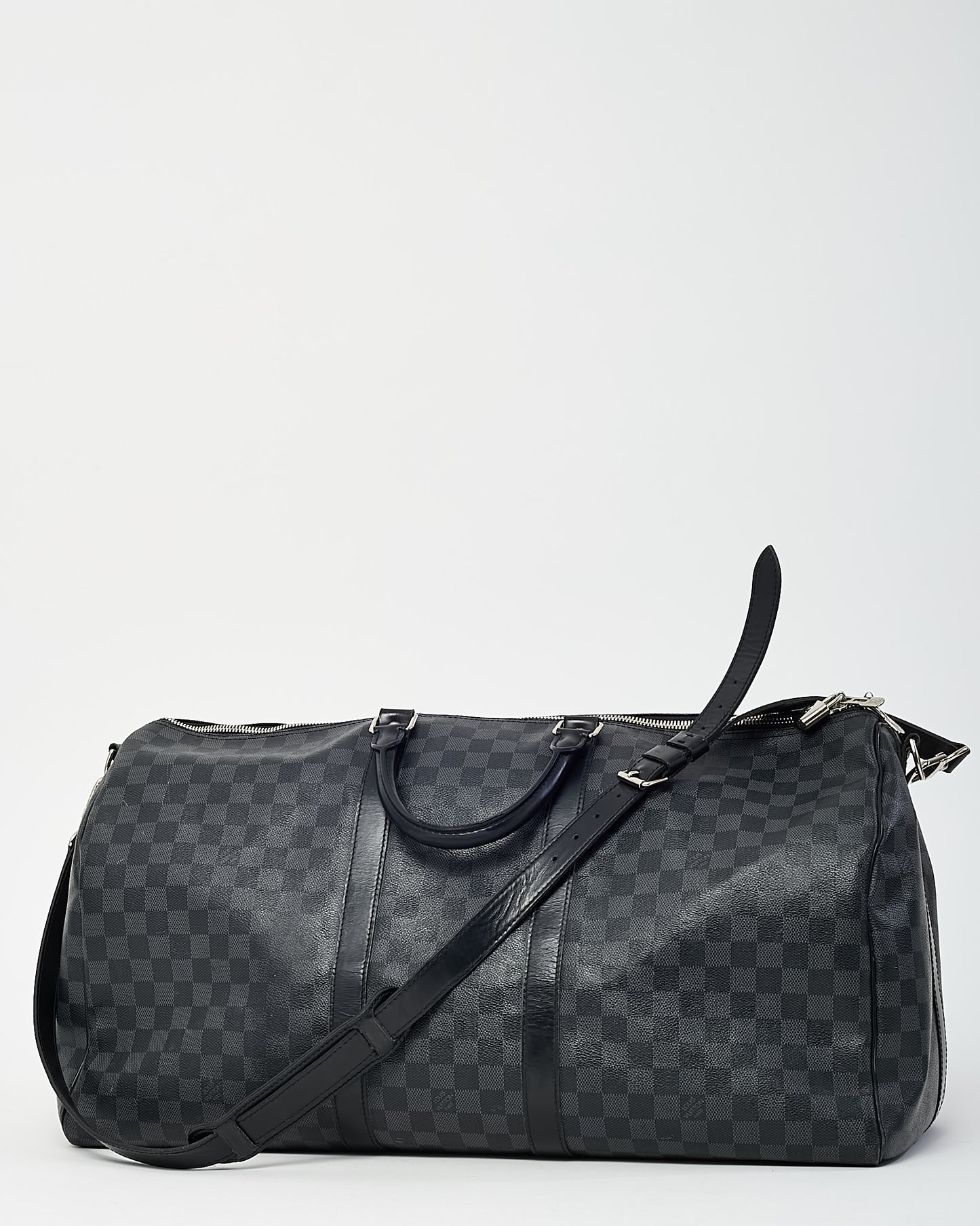 Louis Vuitton Damier Graphite Coated Canvas Keepall Bandoulière 55