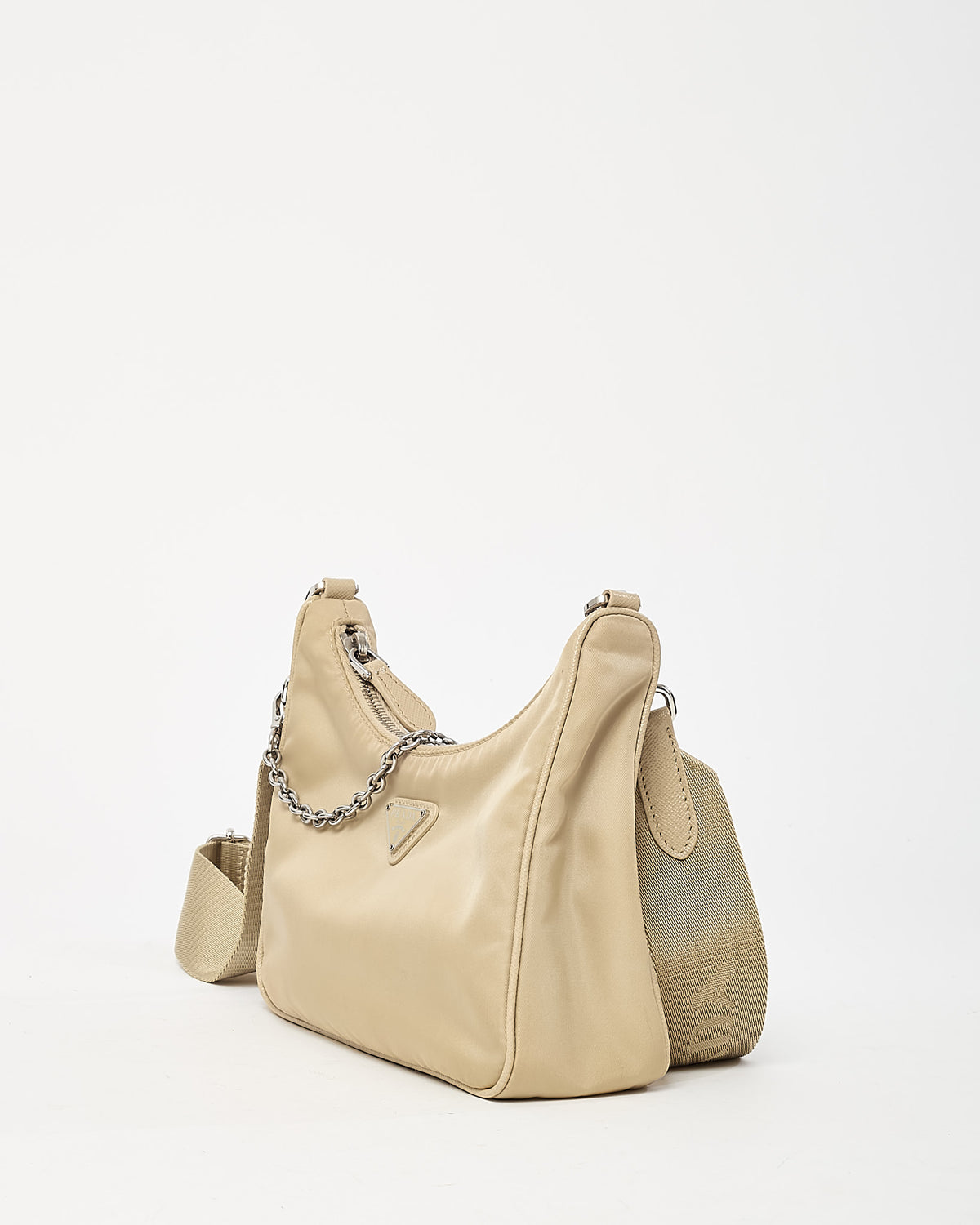 Prada Beige Re-Nylon 2005 Re-Edition Crossbody Bag